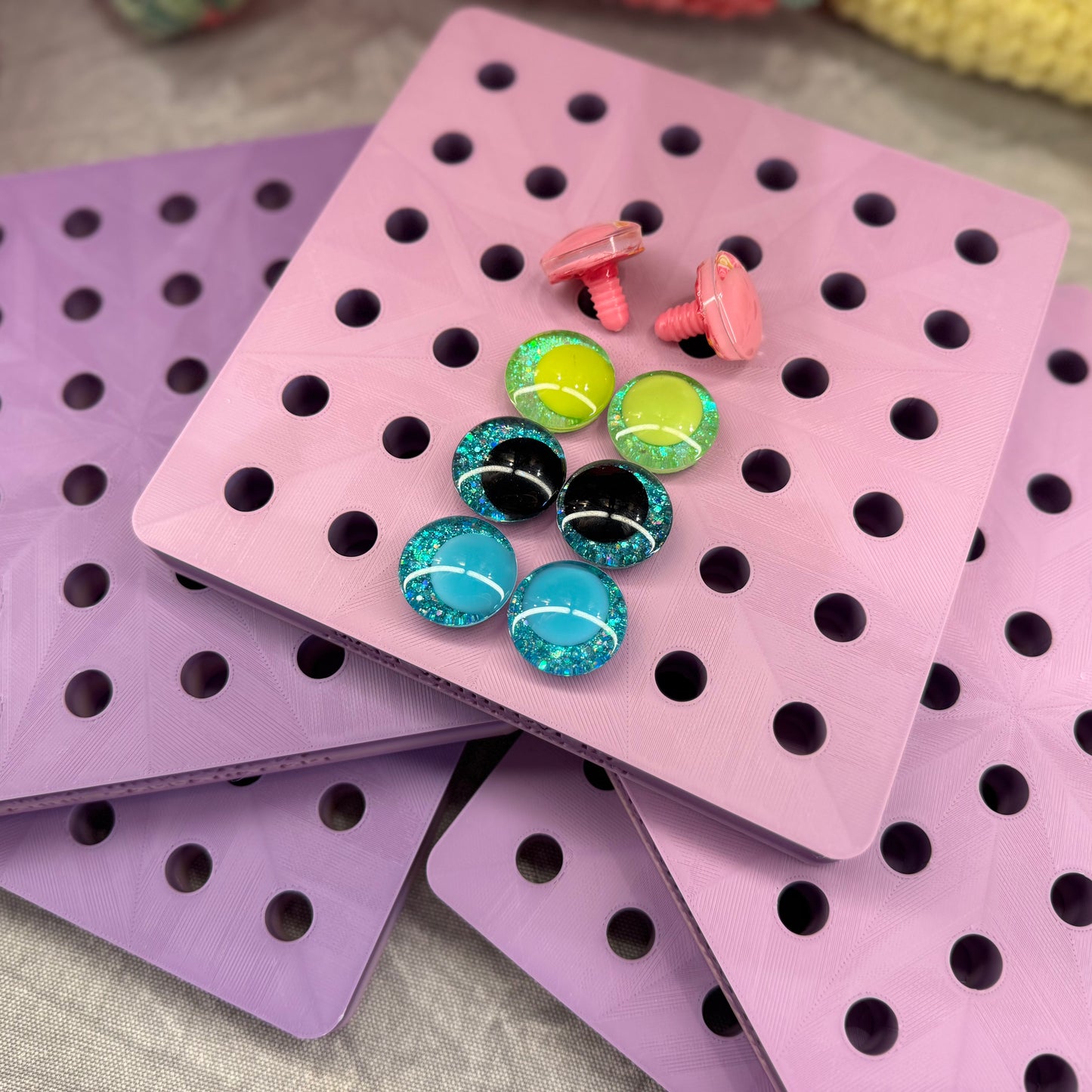 Safety Eye Organizer Board | Amethyst
