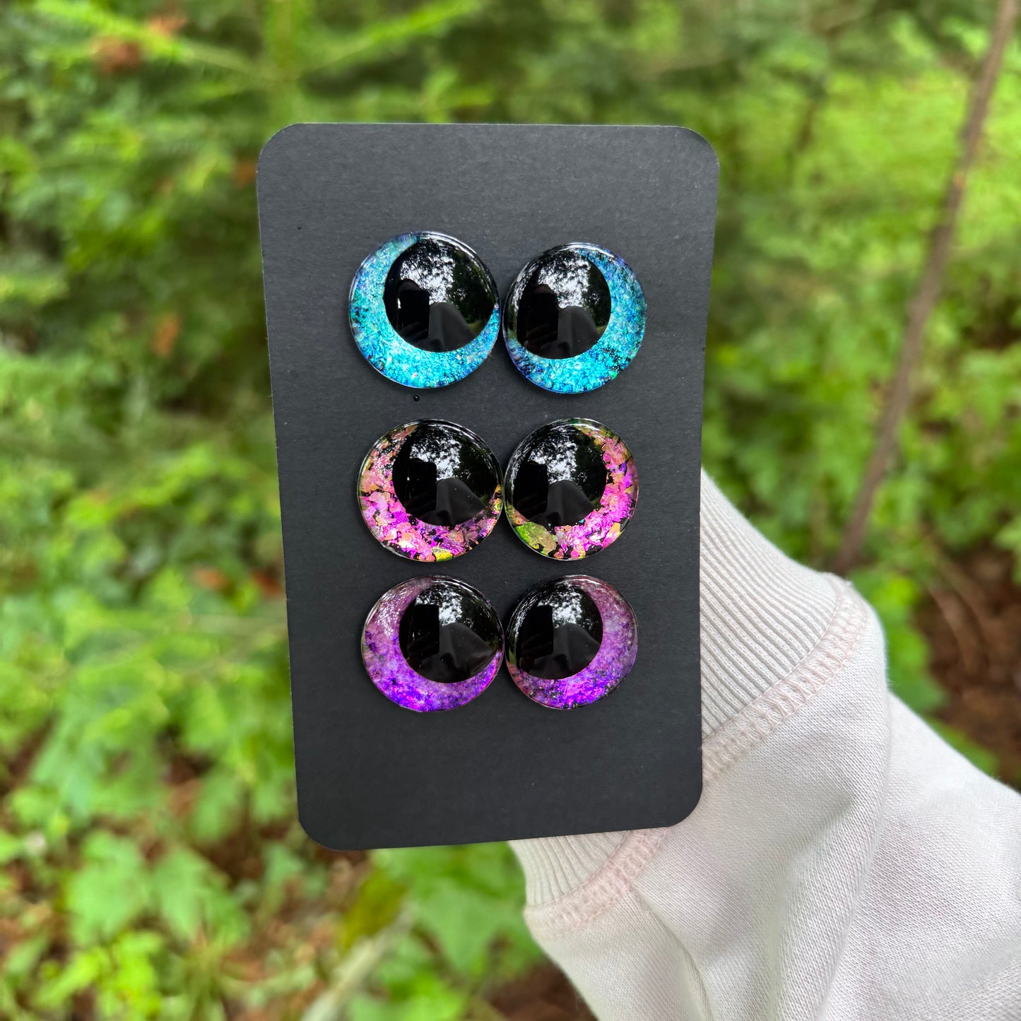 Hand Painted Kawaii Eyes | 25mm | Set 16
