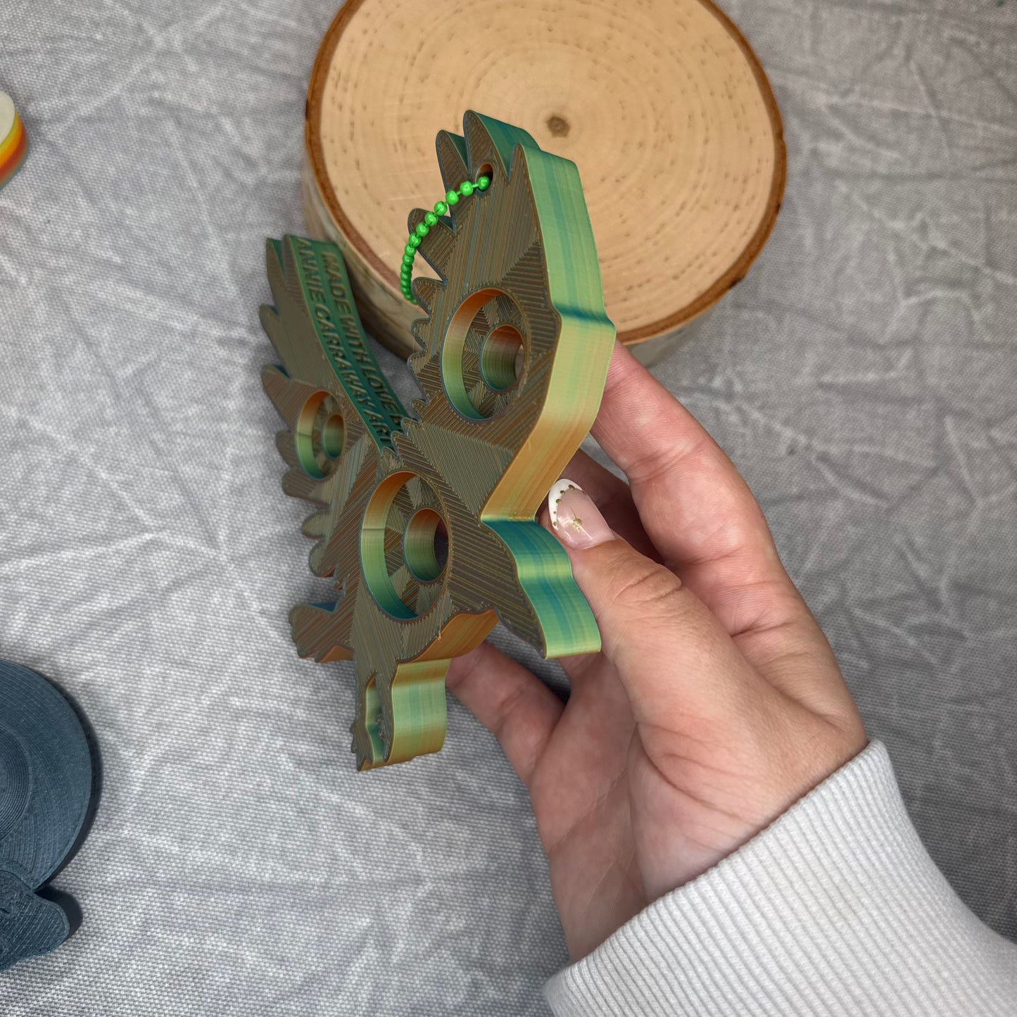 Safety Eye Tool | Raven | Malachite