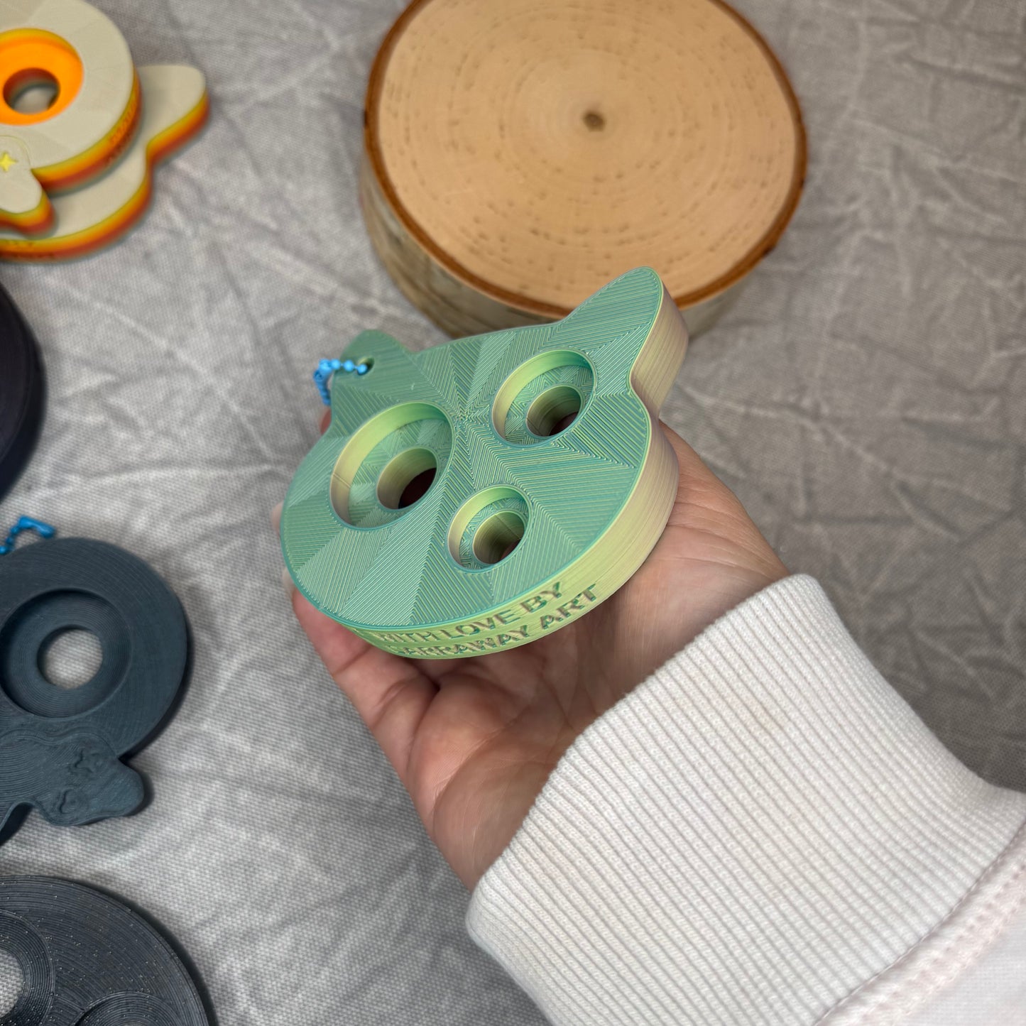 Safety Eye Tool | Kitty Cat | Moon Stone