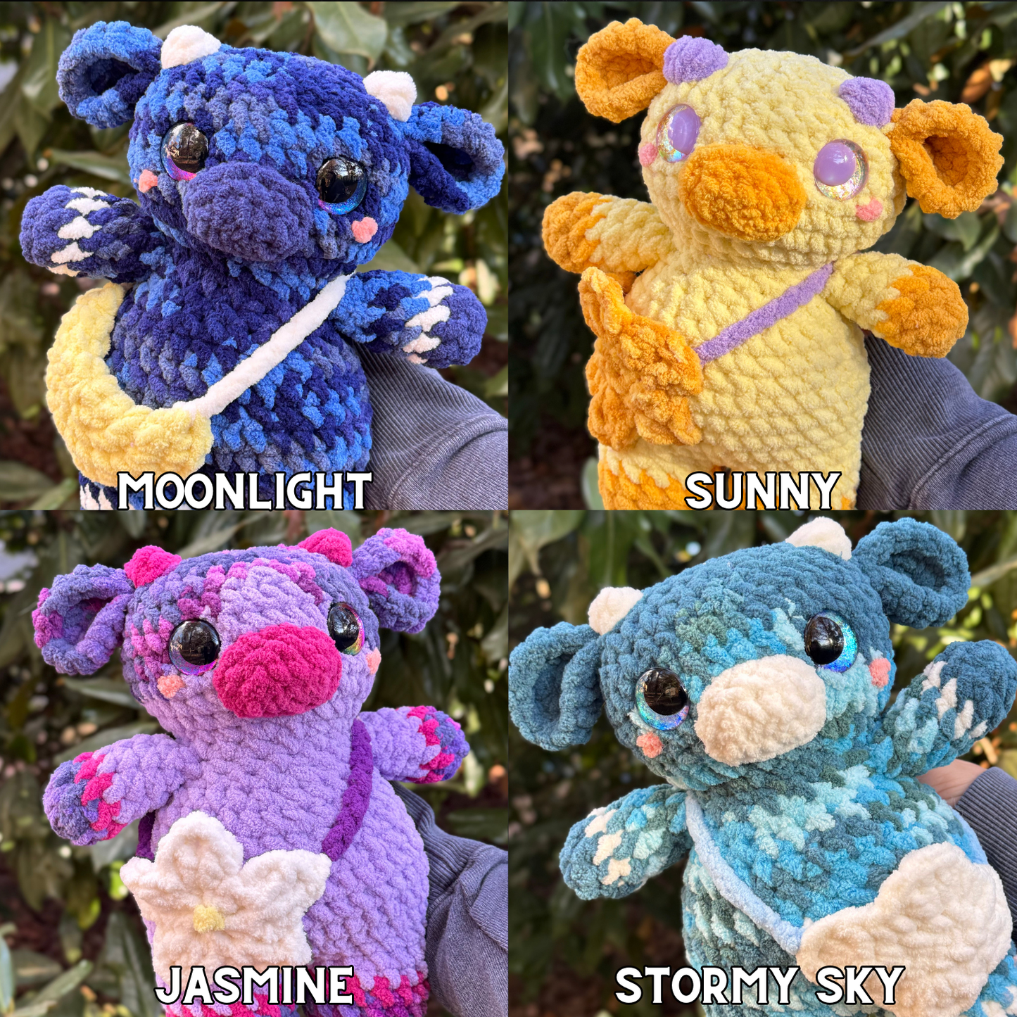 Low Sew Cow Plushies Crochet Pattern