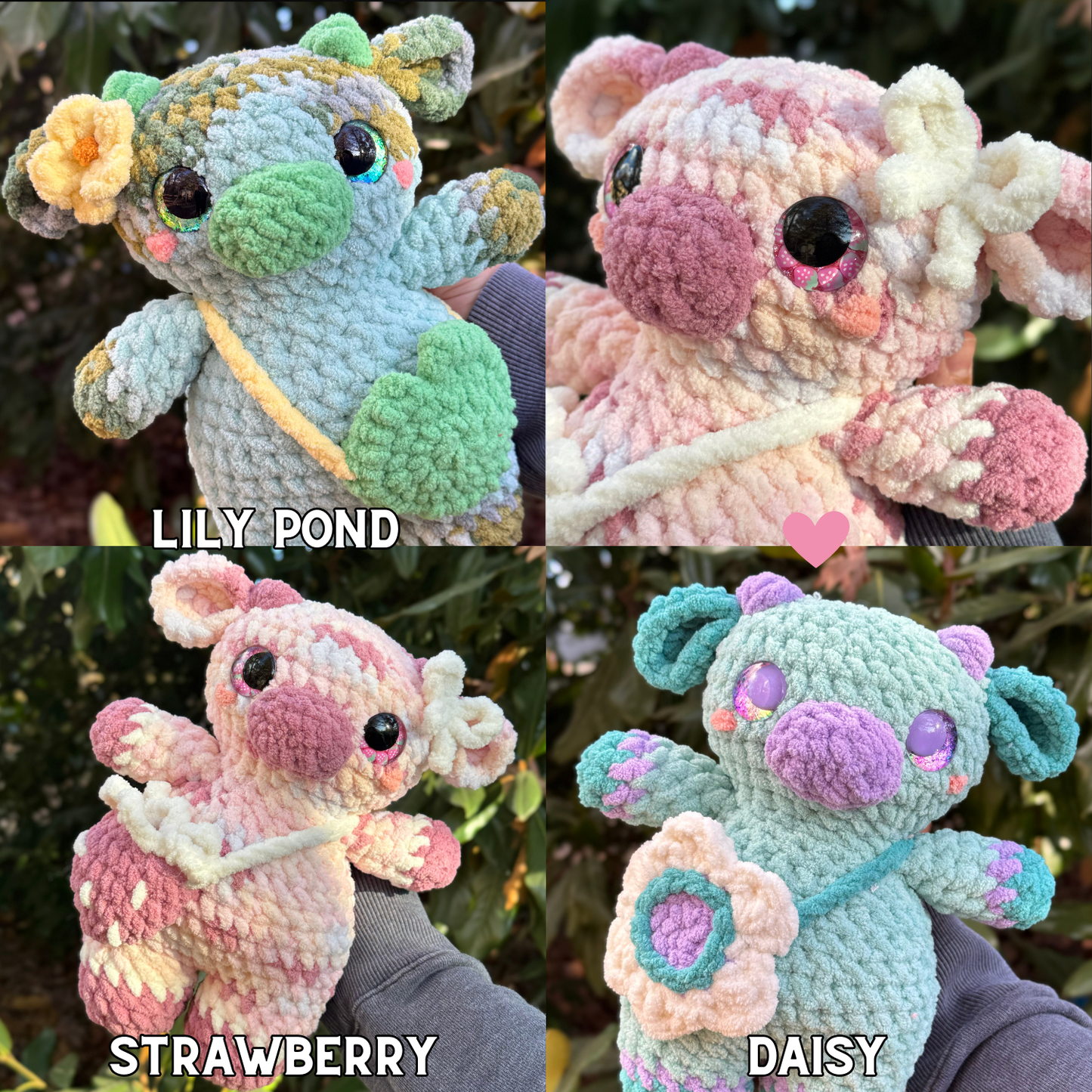 Low Sew Cow Plushies Crochet Pattern