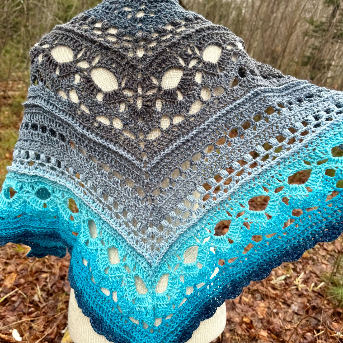 Ocean Shawl | Acrylic