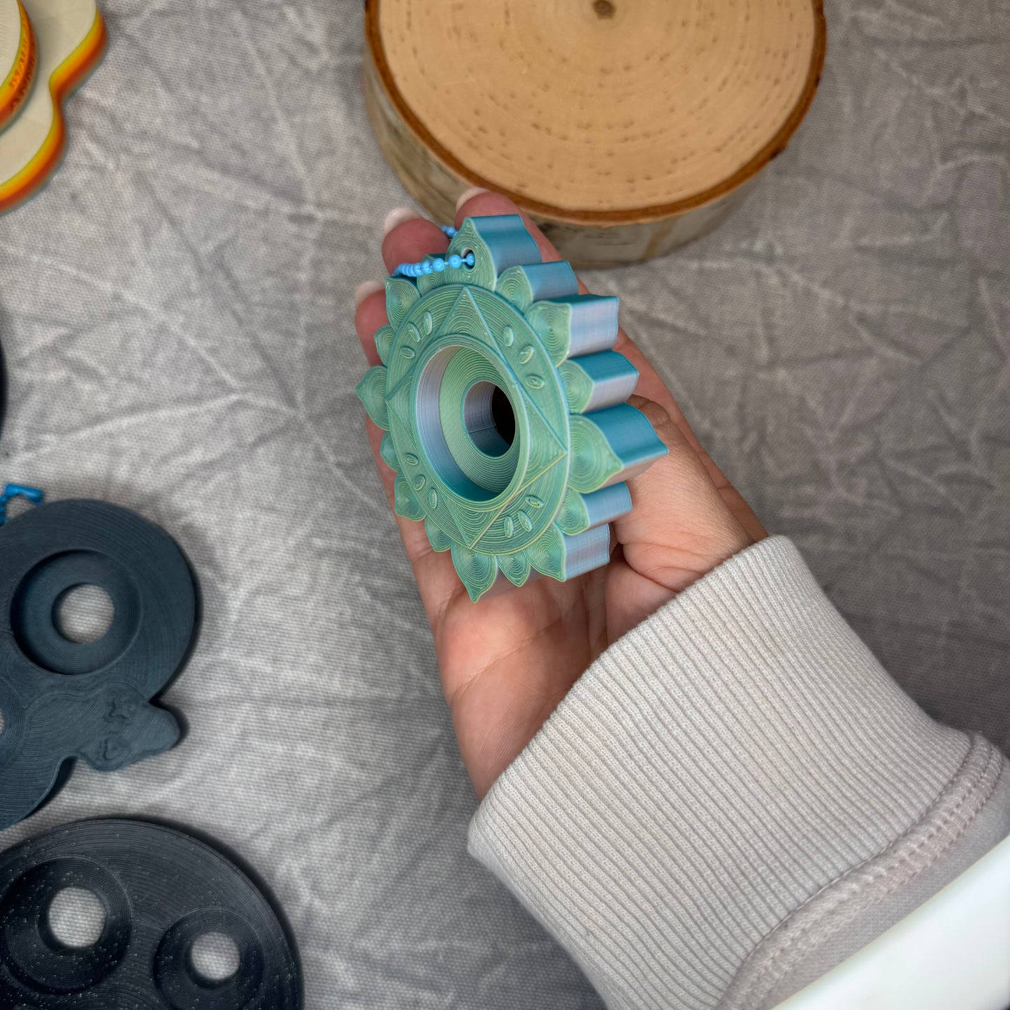 Safety Eye Tool | Mandala | Moon Stone