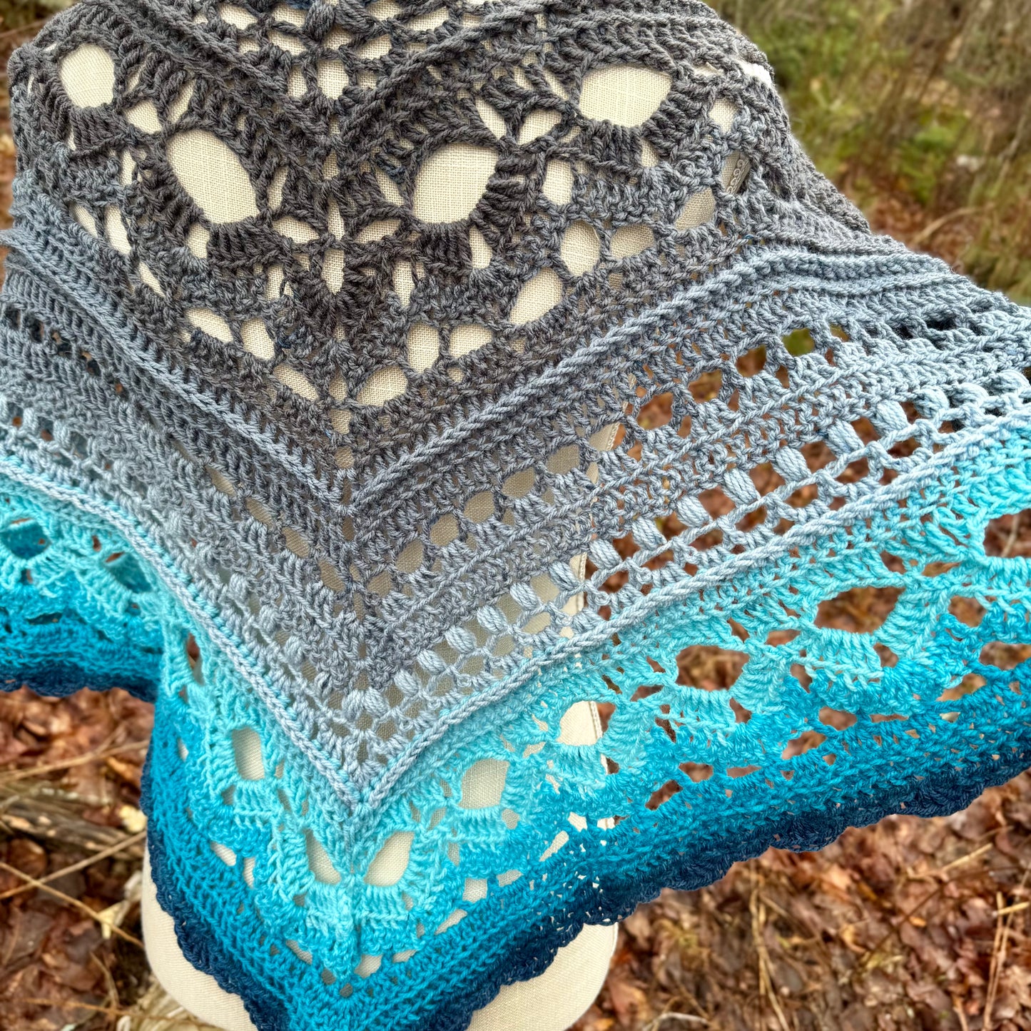 Ocean Shawl | Acrylic