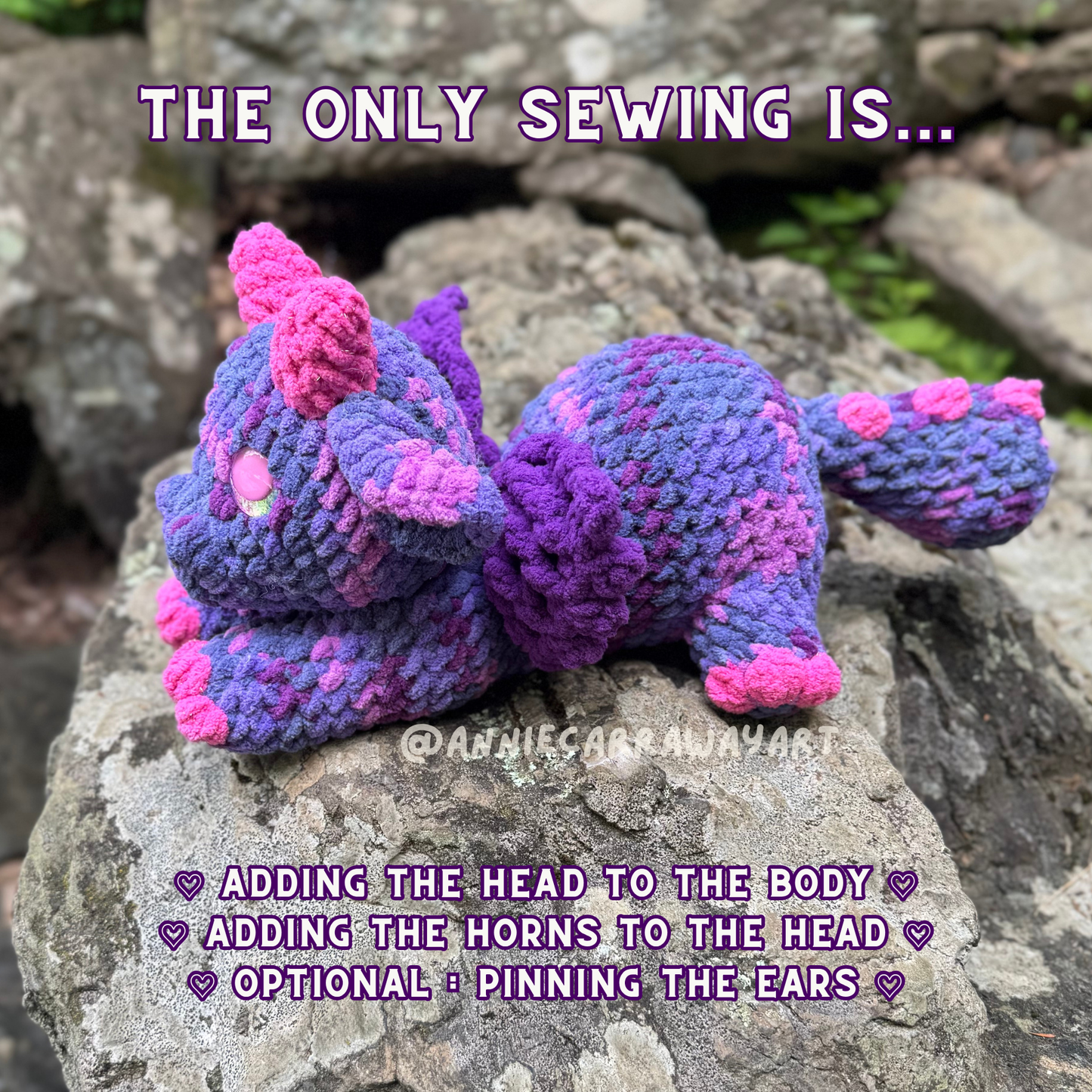 Pouncing Dragon Crochet Pattern