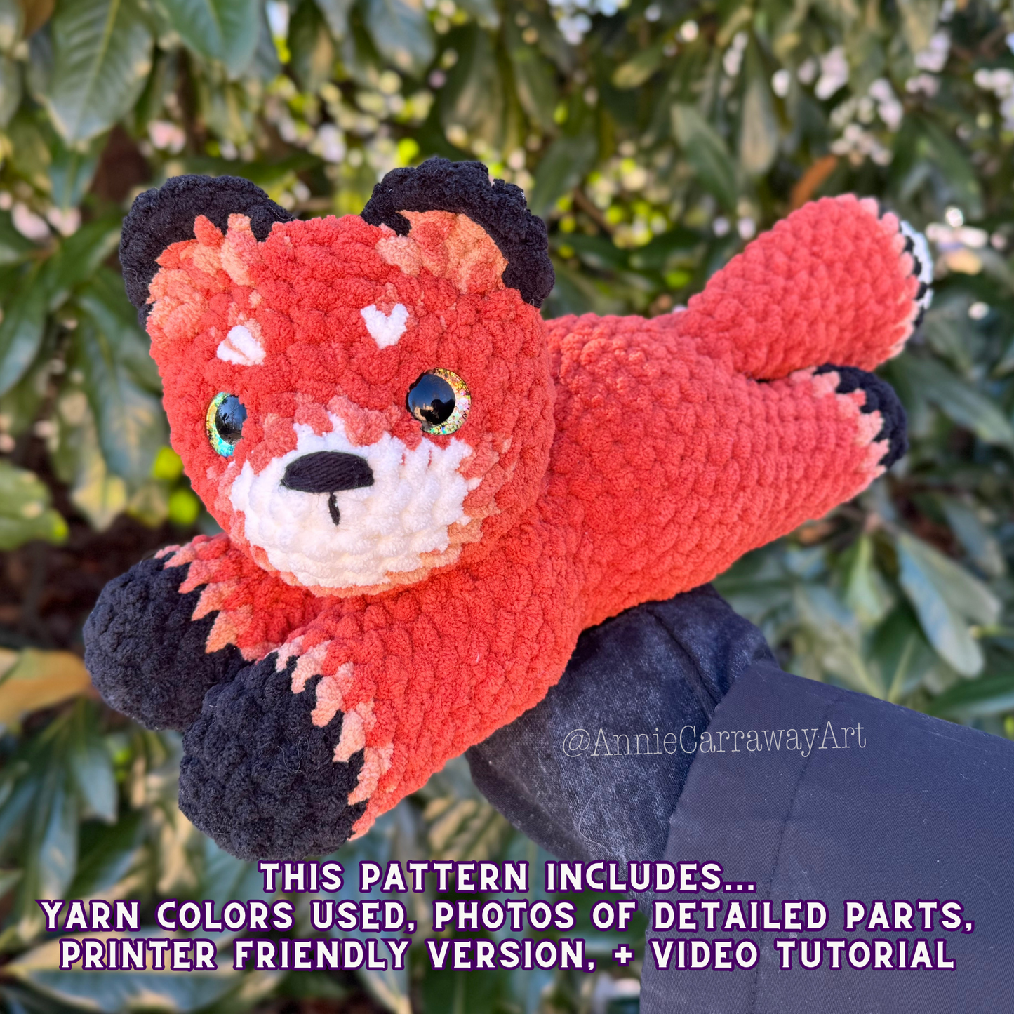 Fox + Wolf Plushie Crochet Pattern | Digital Download