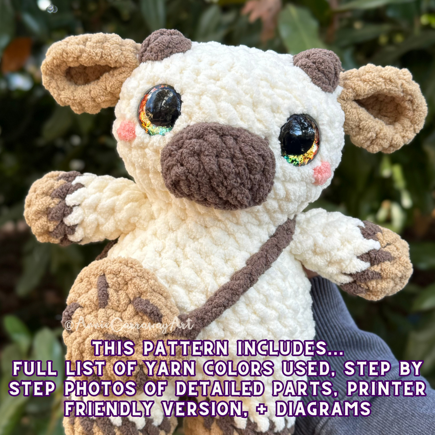 Low Sew Cow Plushies Crochet Pattern