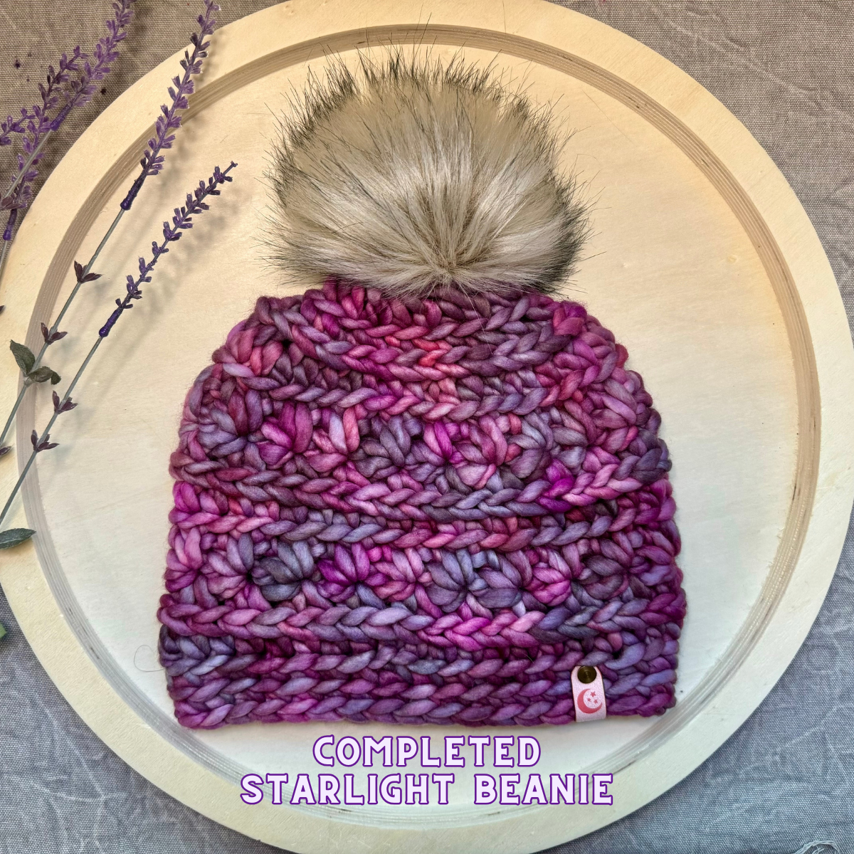 DIY Crochet Kit | Starlight Beanie | Hand Dyed Merino Wool | Archangel