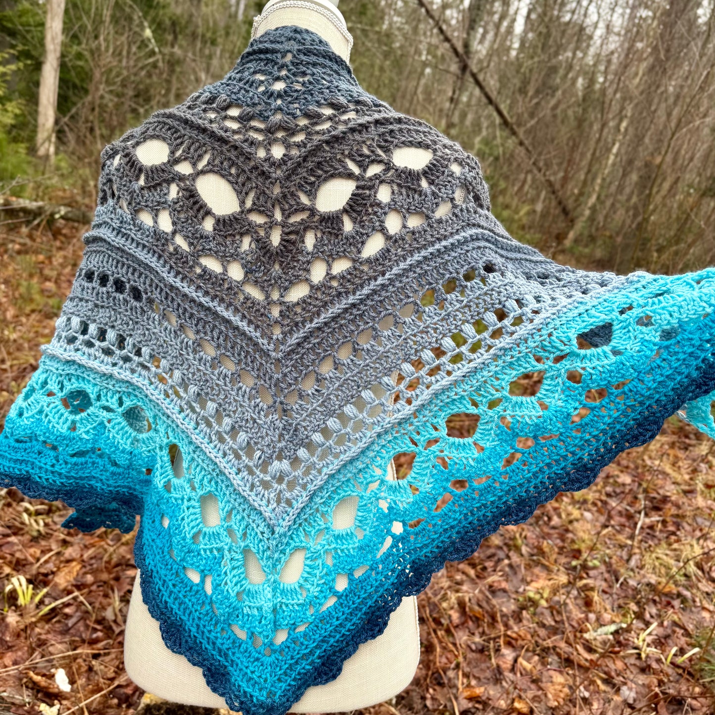Ocean Shawl | Acrylic