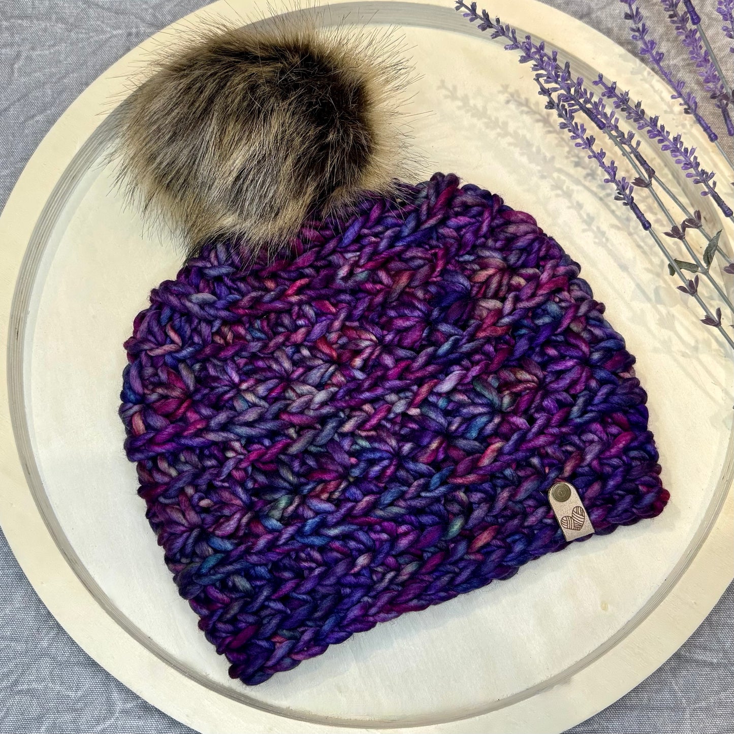 Hand Dyed Merino Wool Starlight Beanie | Boreal