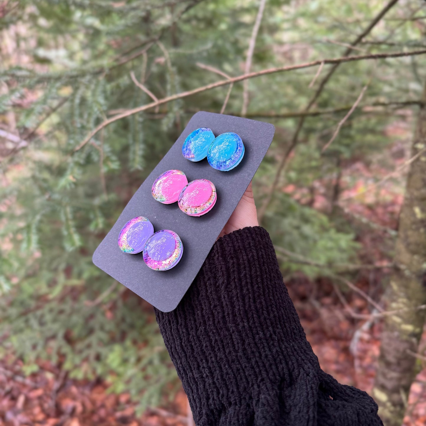 Hand Painted Kawaii Eyes | 25mm | Set 5