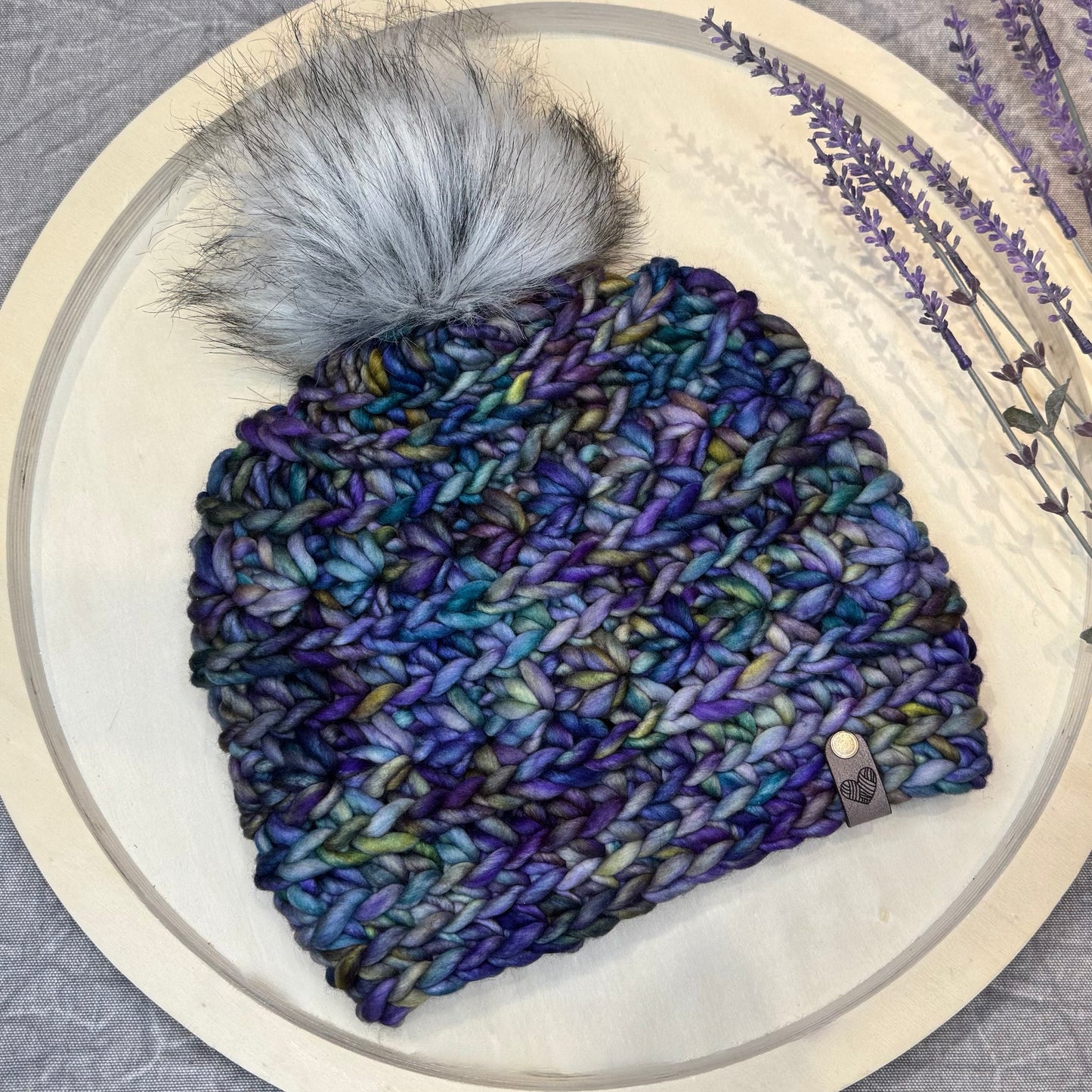 Hand Dyed Merino Wool Starlight Beanie | Indiecita