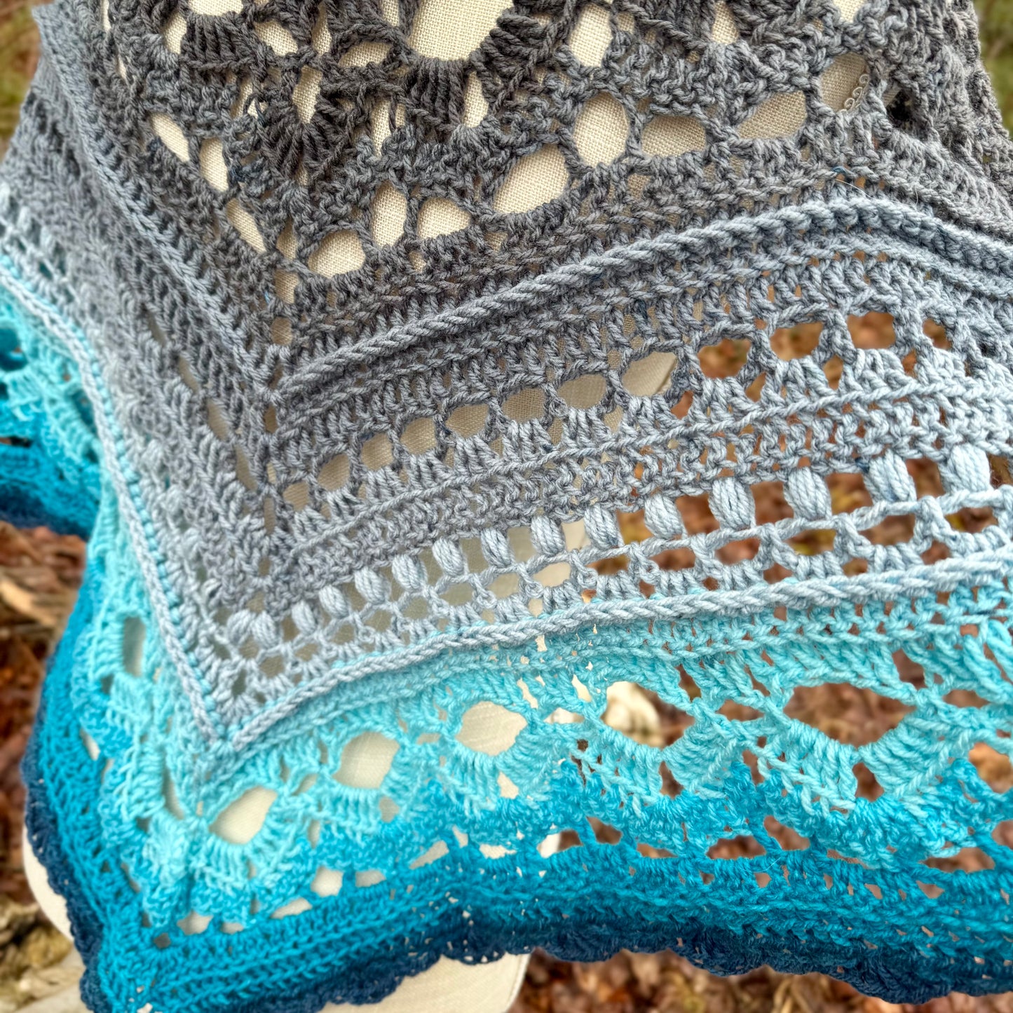 Ocean Shawl | Acrylic