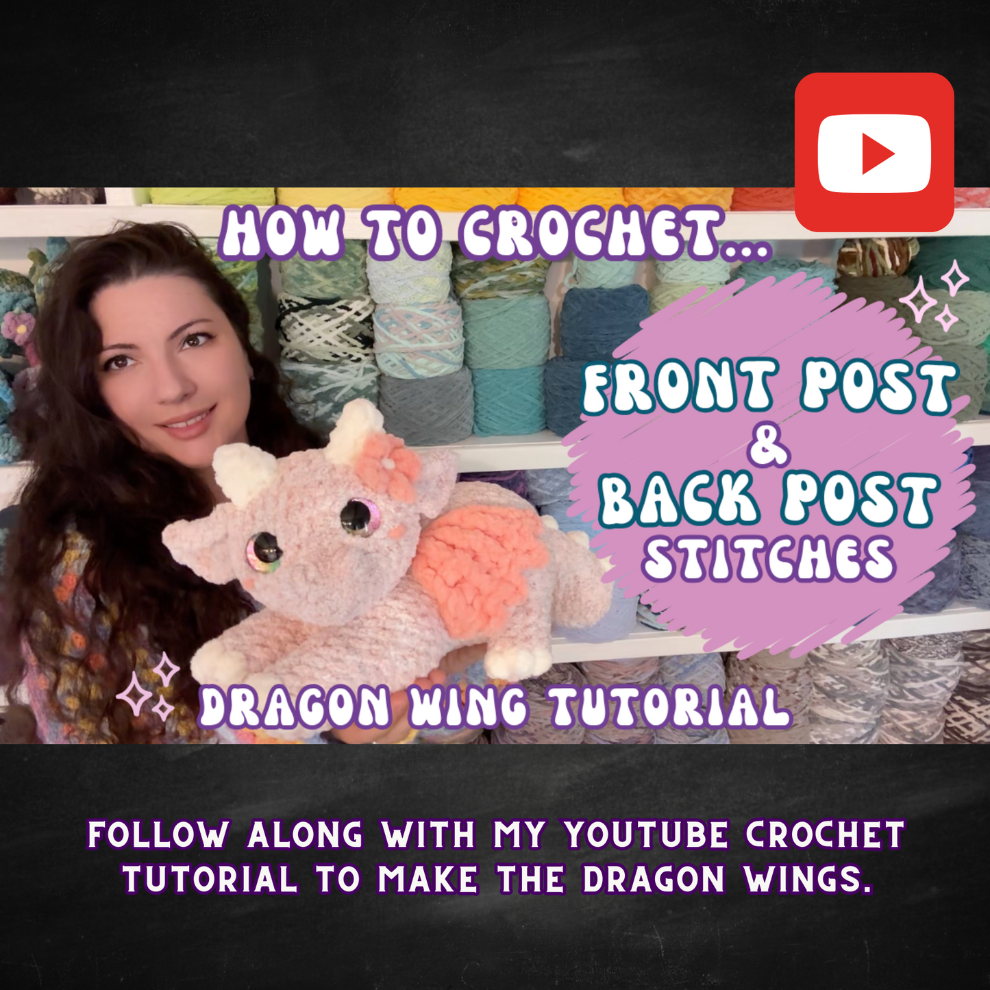 Pouncing Dragon Crochet Pattern