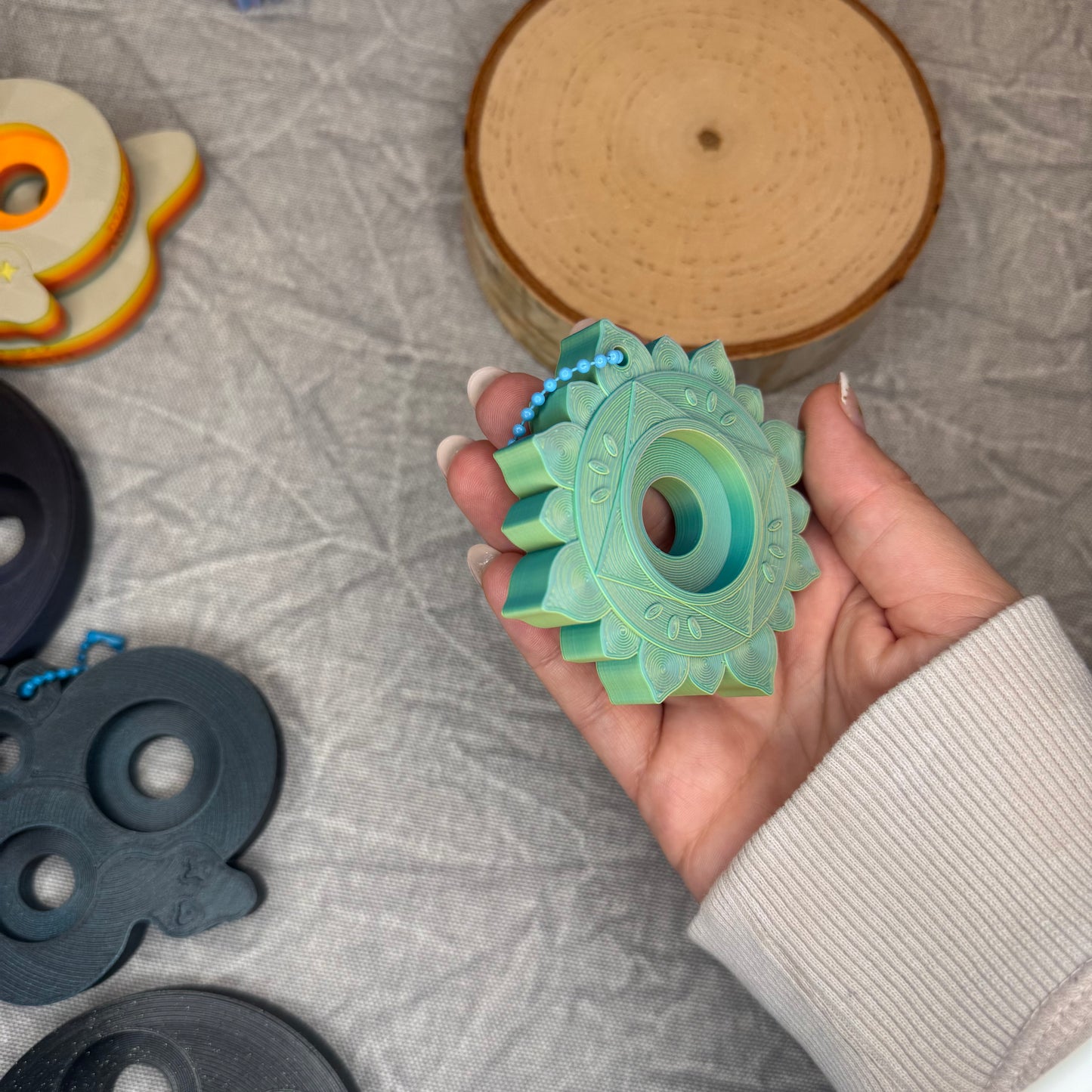 Safety Eye Tool | Mandala | Moon Stone