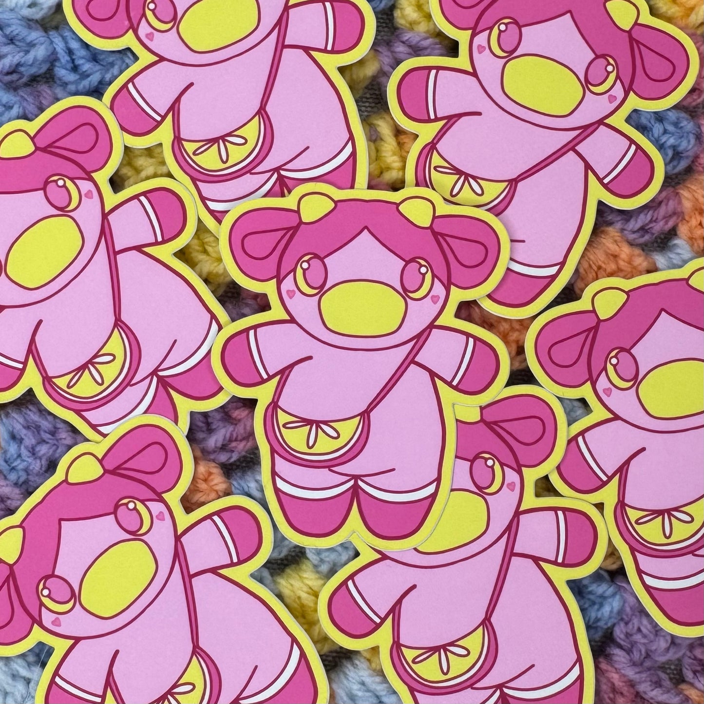 Pink Lemonade Cow Sticker