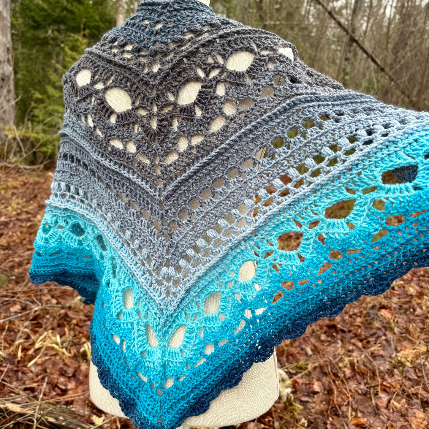 Ocean Shawl | Acrylic