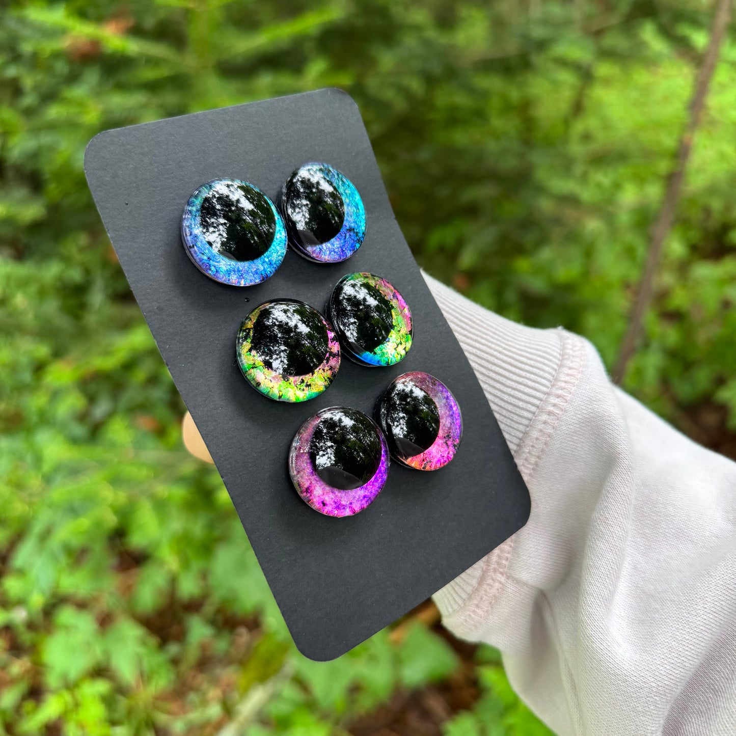 Hand Painted Kawaii Eyes | 25mm | Set 16