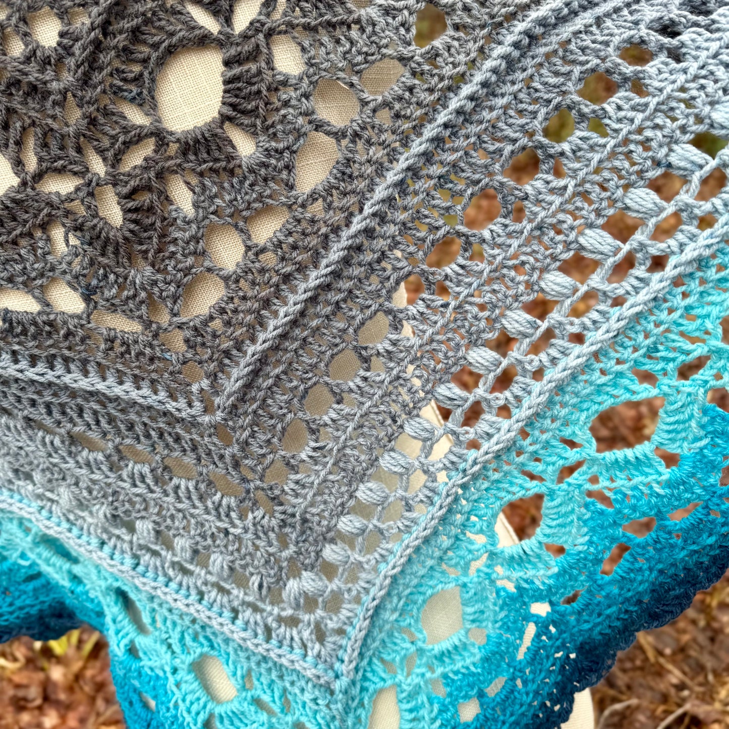 Ocean Shawl | Acrylic