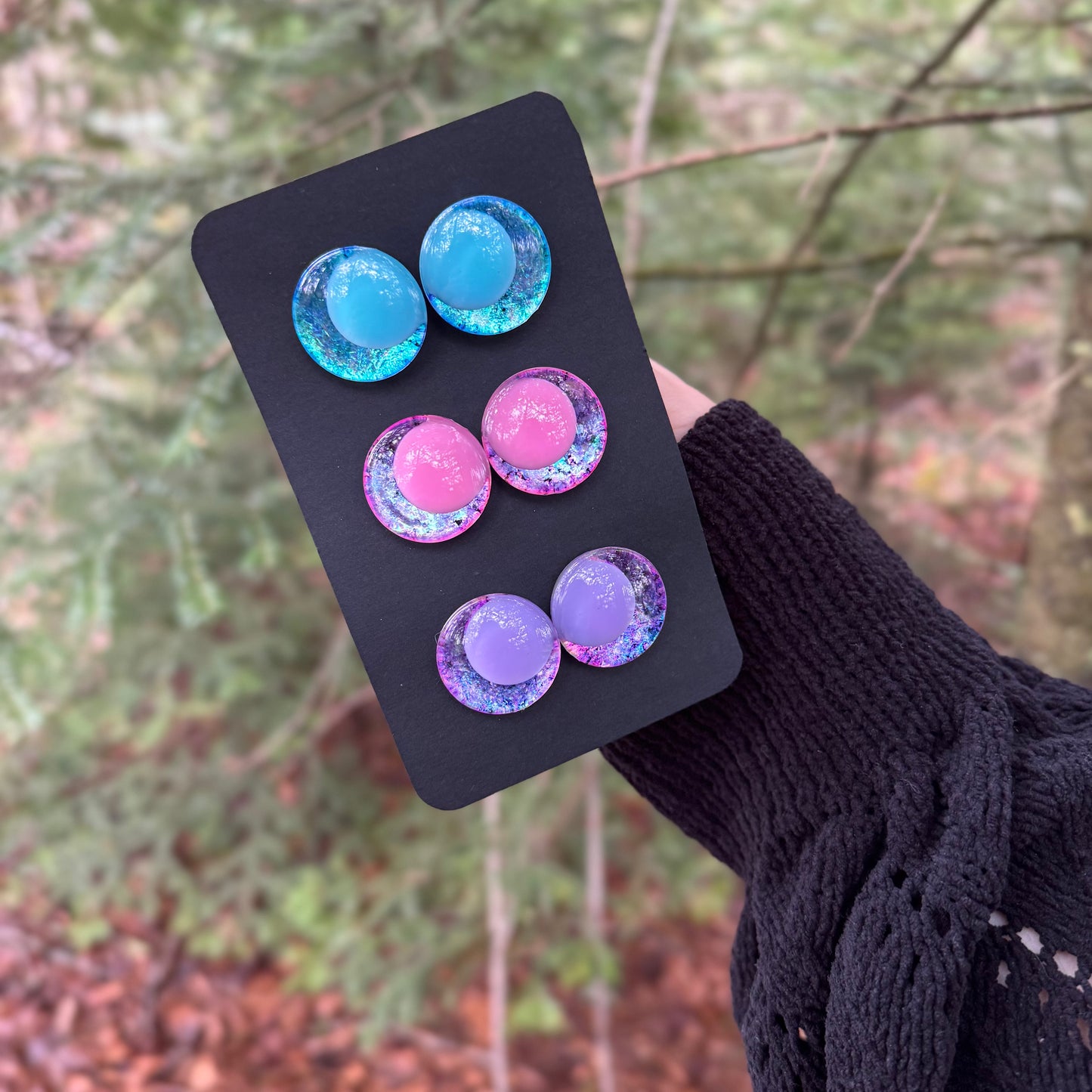 Hand Painted Kawaii Eyes | 25mm | Set 5