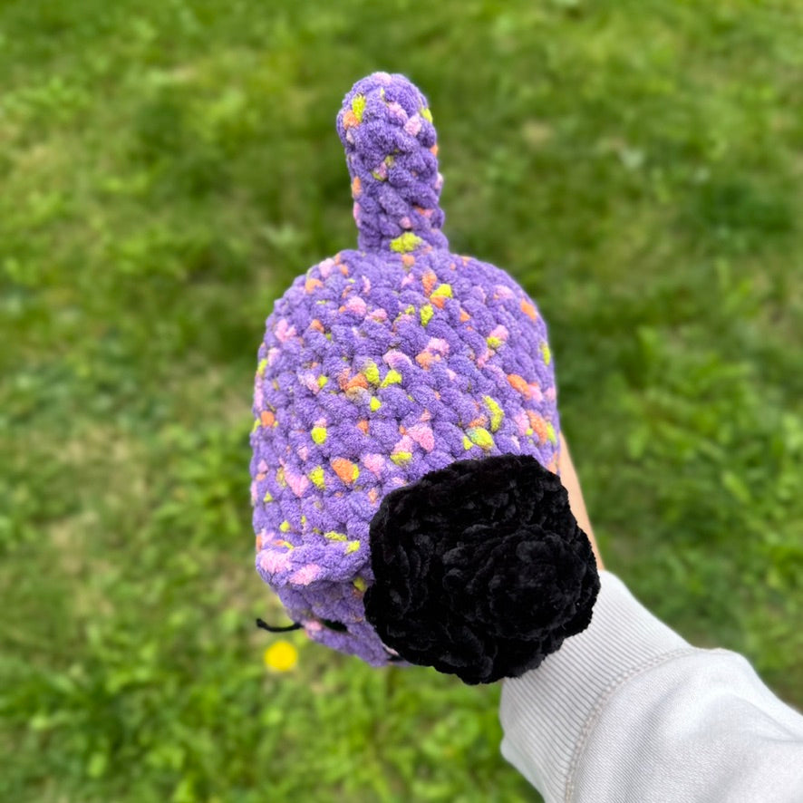Witchy Kitten Crochet Plushie | Hand Painted Eyes