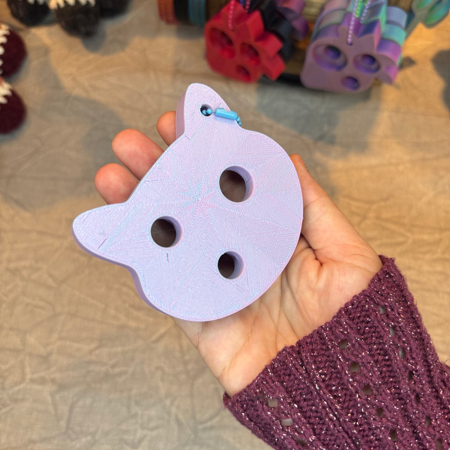 Safety Eye Tool | Kitty Cat | Lilac