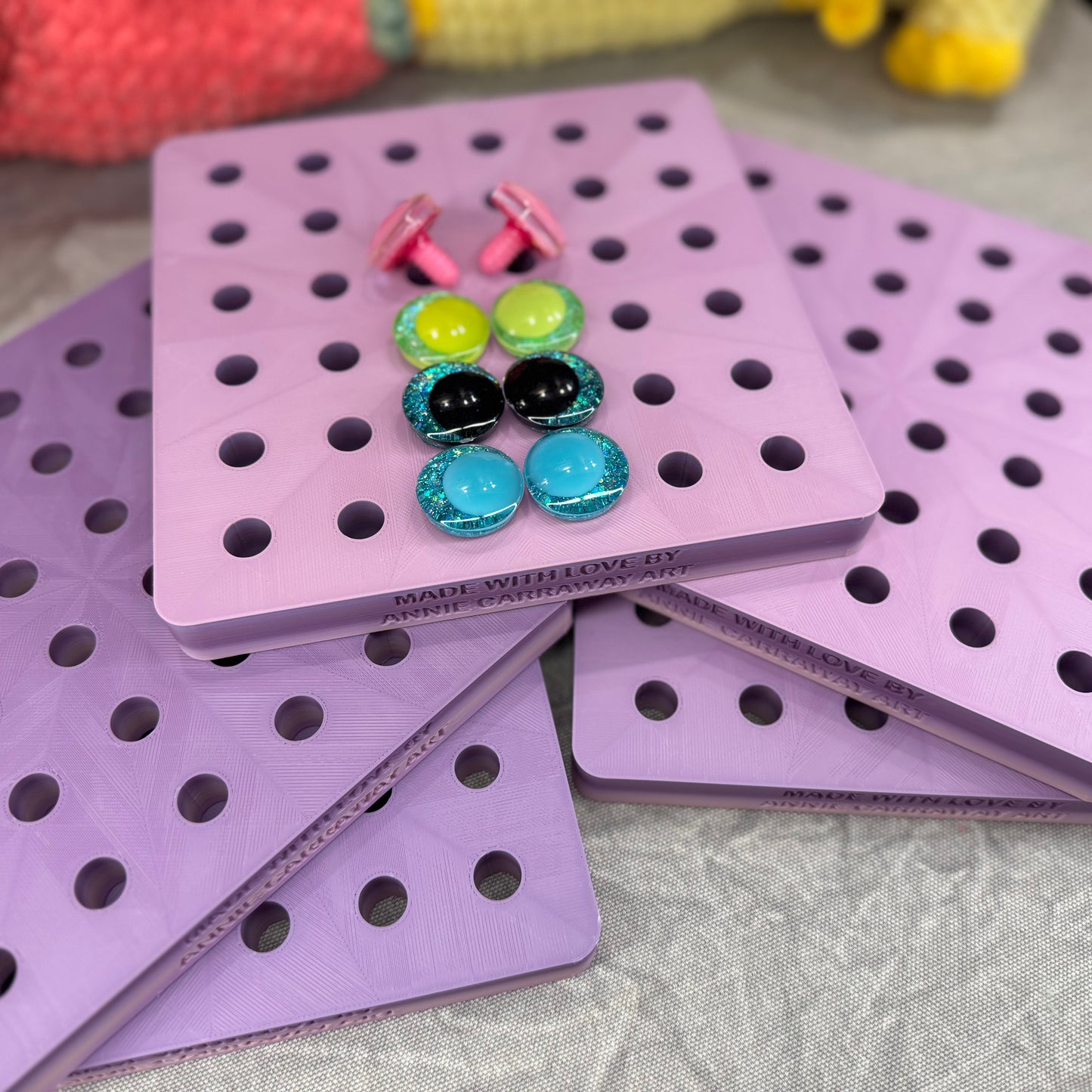 Safety Eye Organizer Board | Amethyst