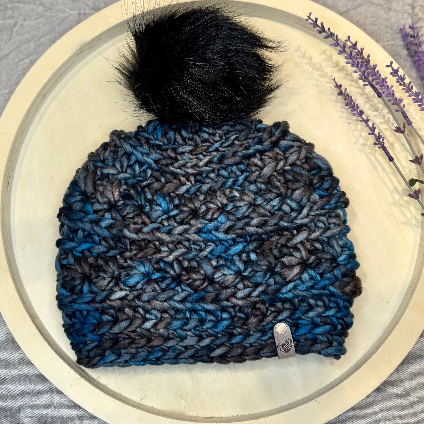 Hand Dyed Merino Wool Starlight Beanie | Persia