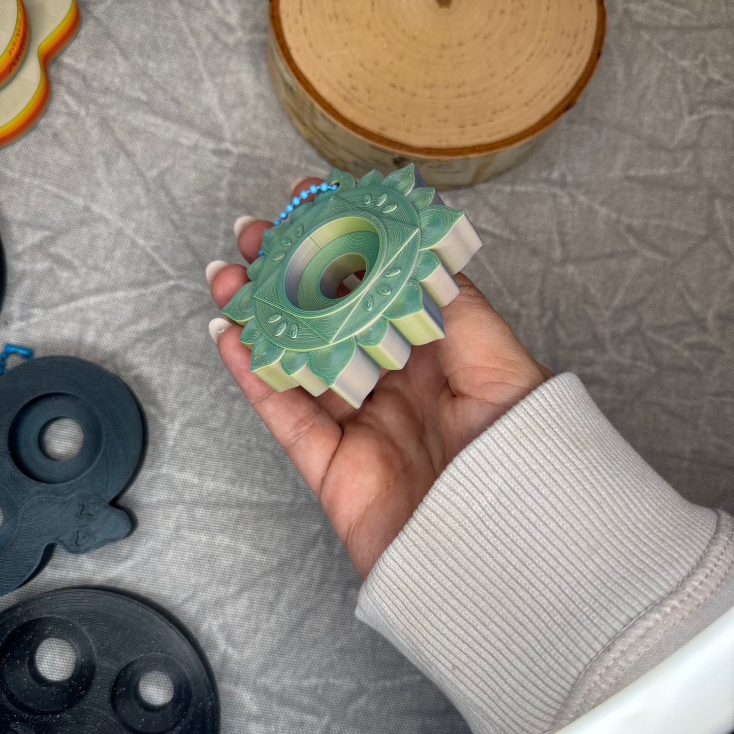 Safety Eye Tool | Mandala | Moon Stone
