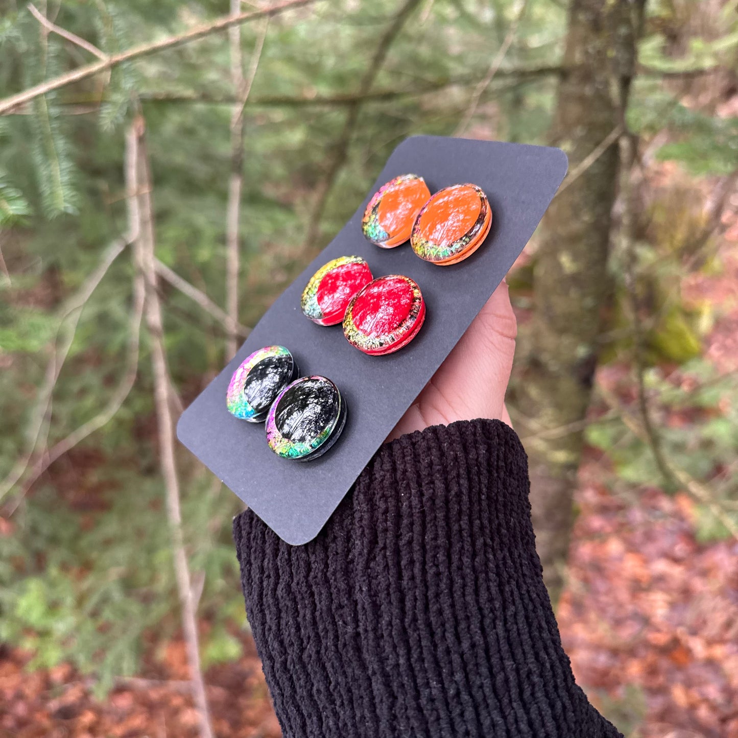 Hand Painted Kawaii Eyes | 25mm | Set 7