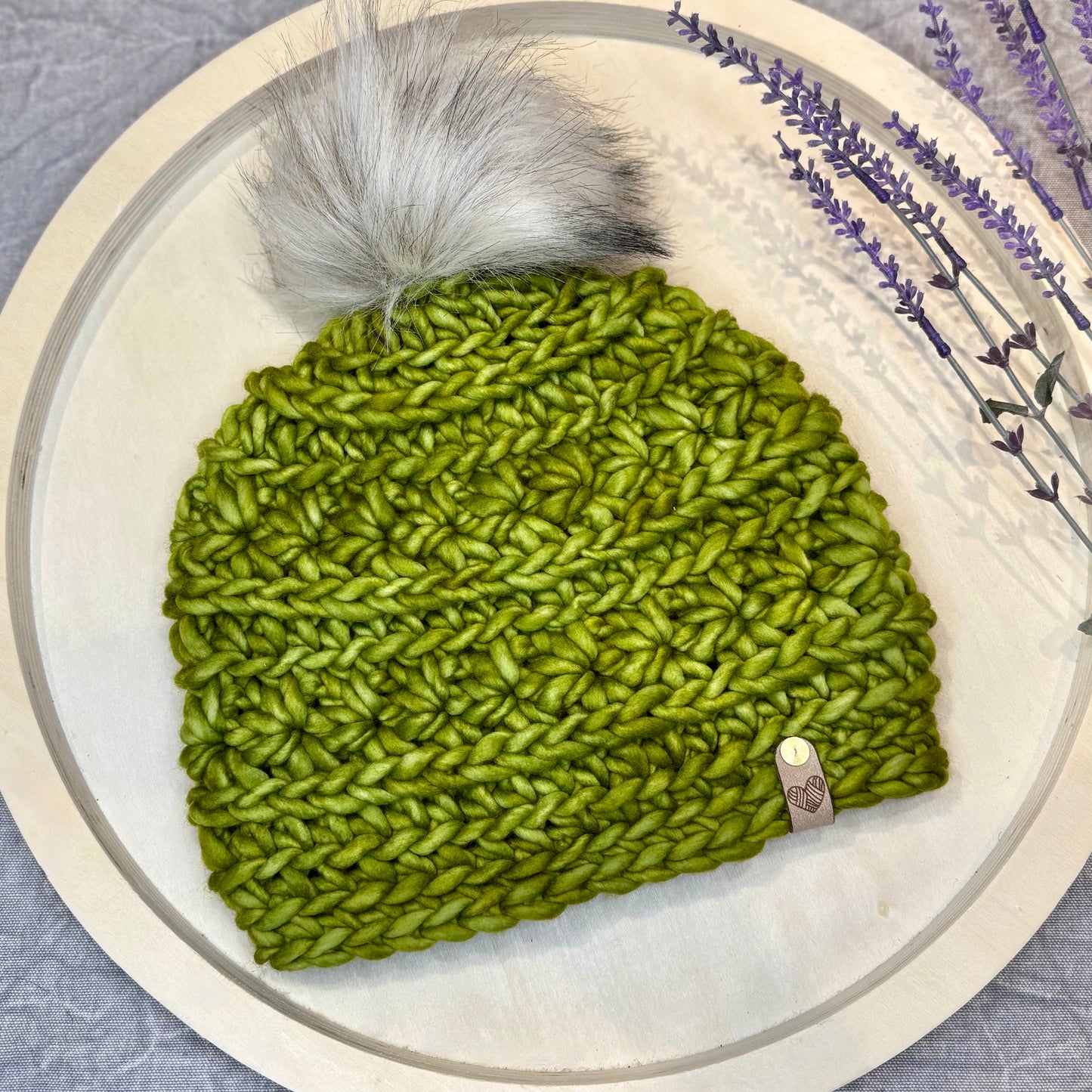 Hand Dyed Merino Wool Starlight Beanie | Lettuce