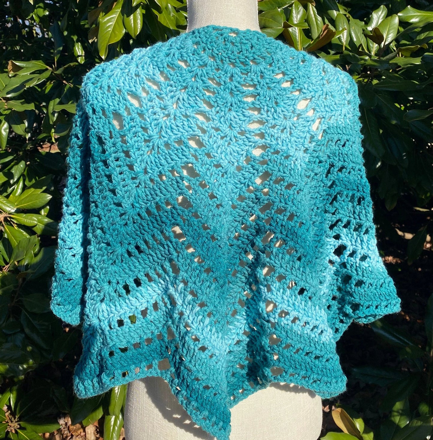 Spirit Chevron Shawl Crochet Pattern | Digital Download