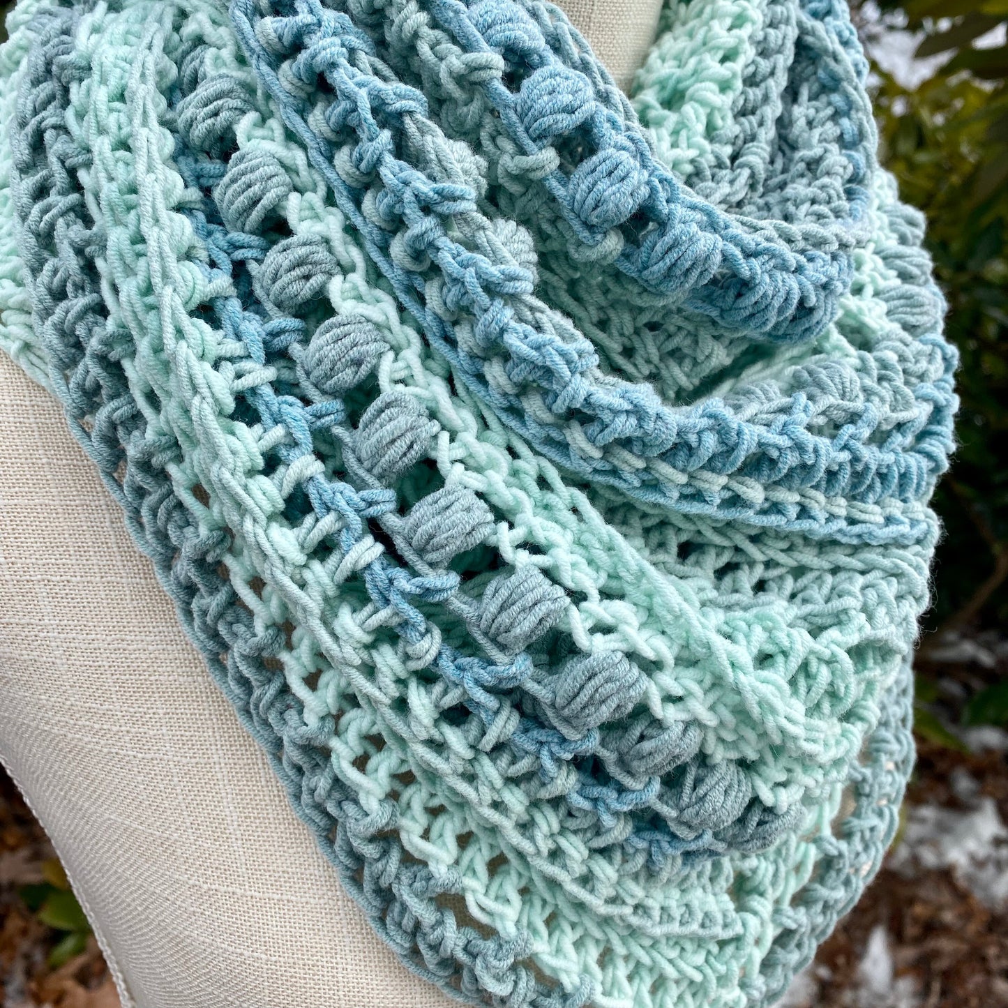 Riverside Cotton Shawl Crochet Pattern | Digital Download