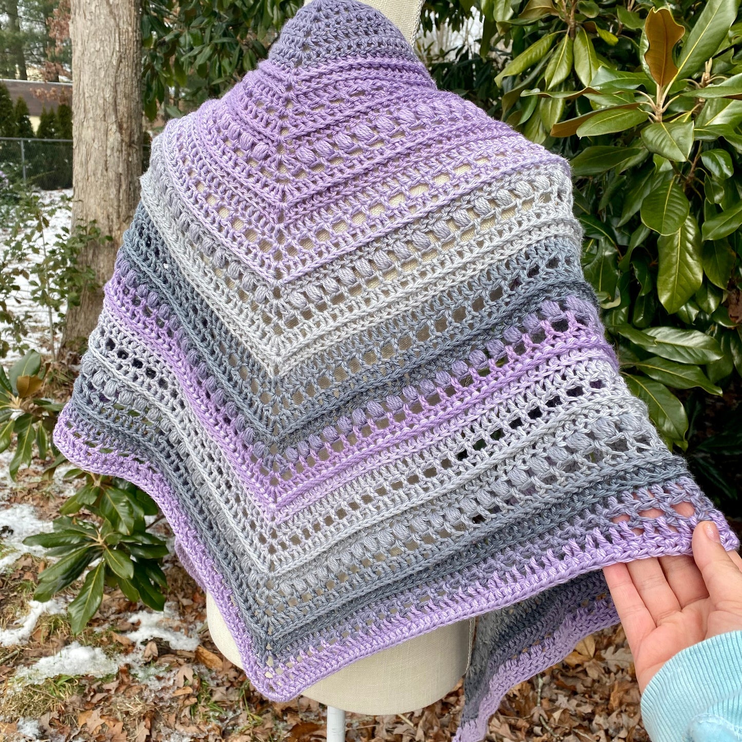 Riverside Cotton Shawl Crochet Pattern