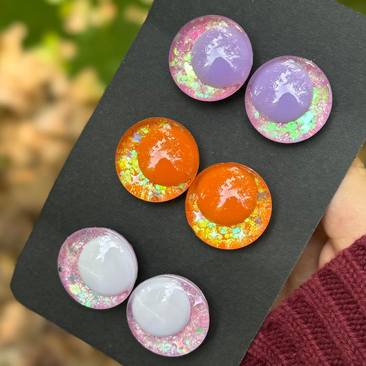Hand Painted Kawaii Eyes | 25mm | Set 18