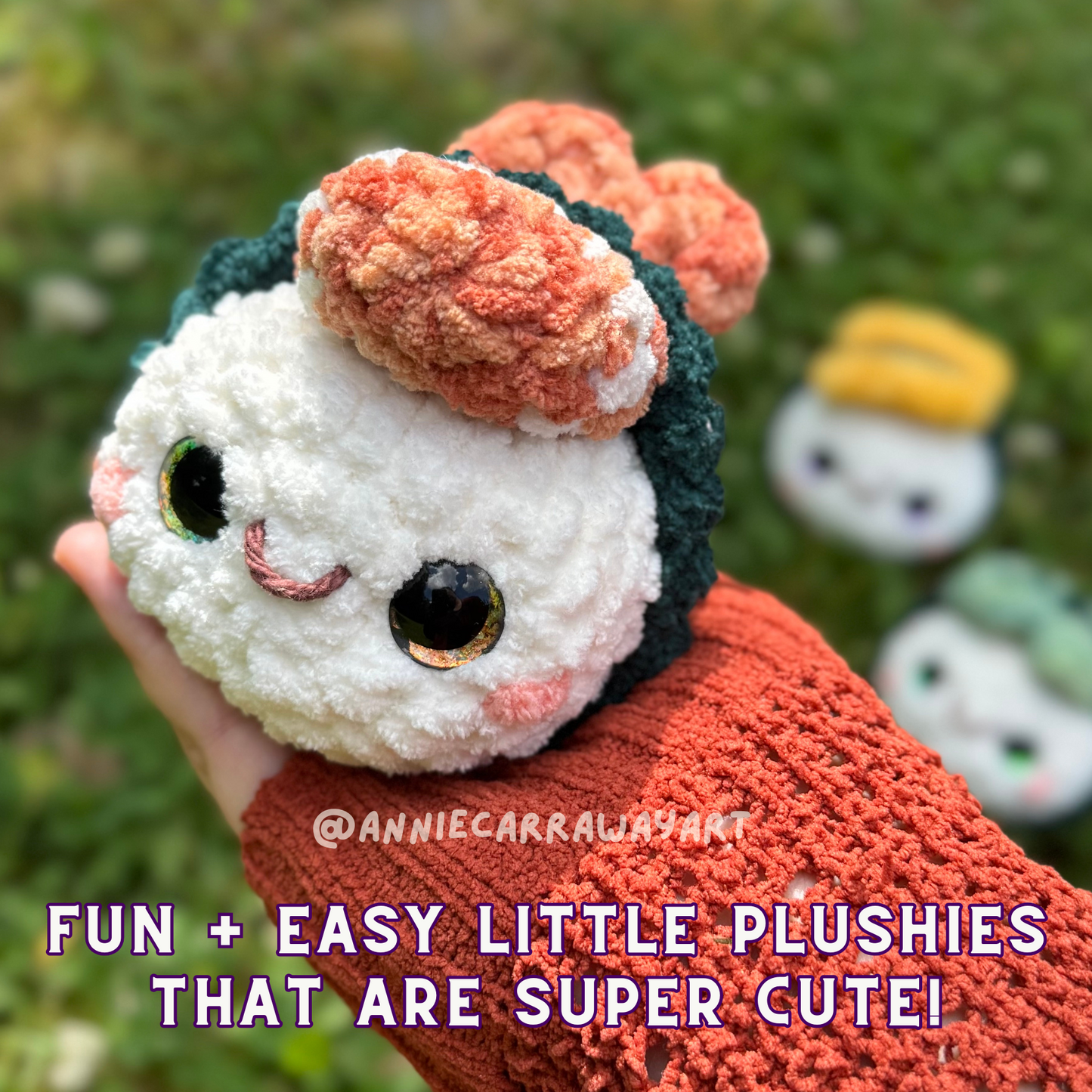 Little Sushi Friends Crochet Pattern