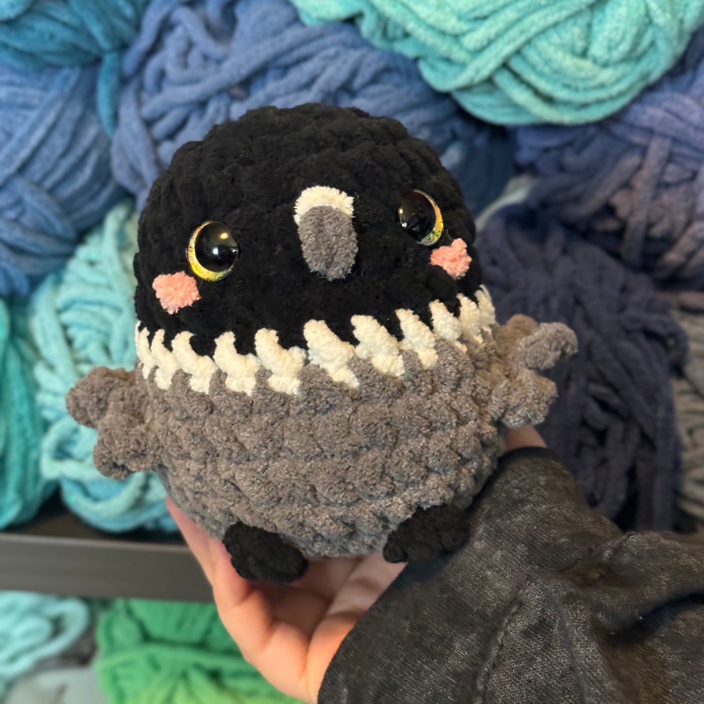 Canada Goose Crochet Plushie | Hand Painted Eyes