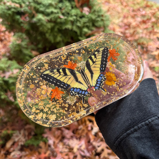 Swallowtail Butterfly Trinket Tray