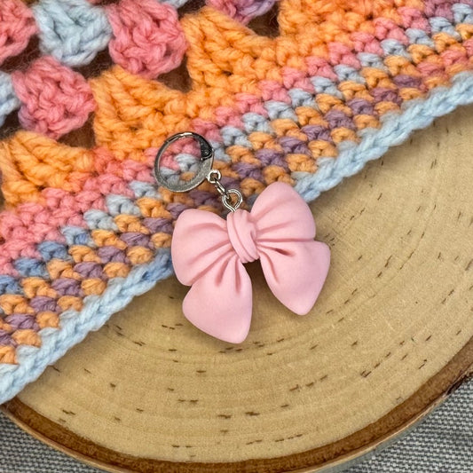 Pink Bow Stitch Marker | 1 pack