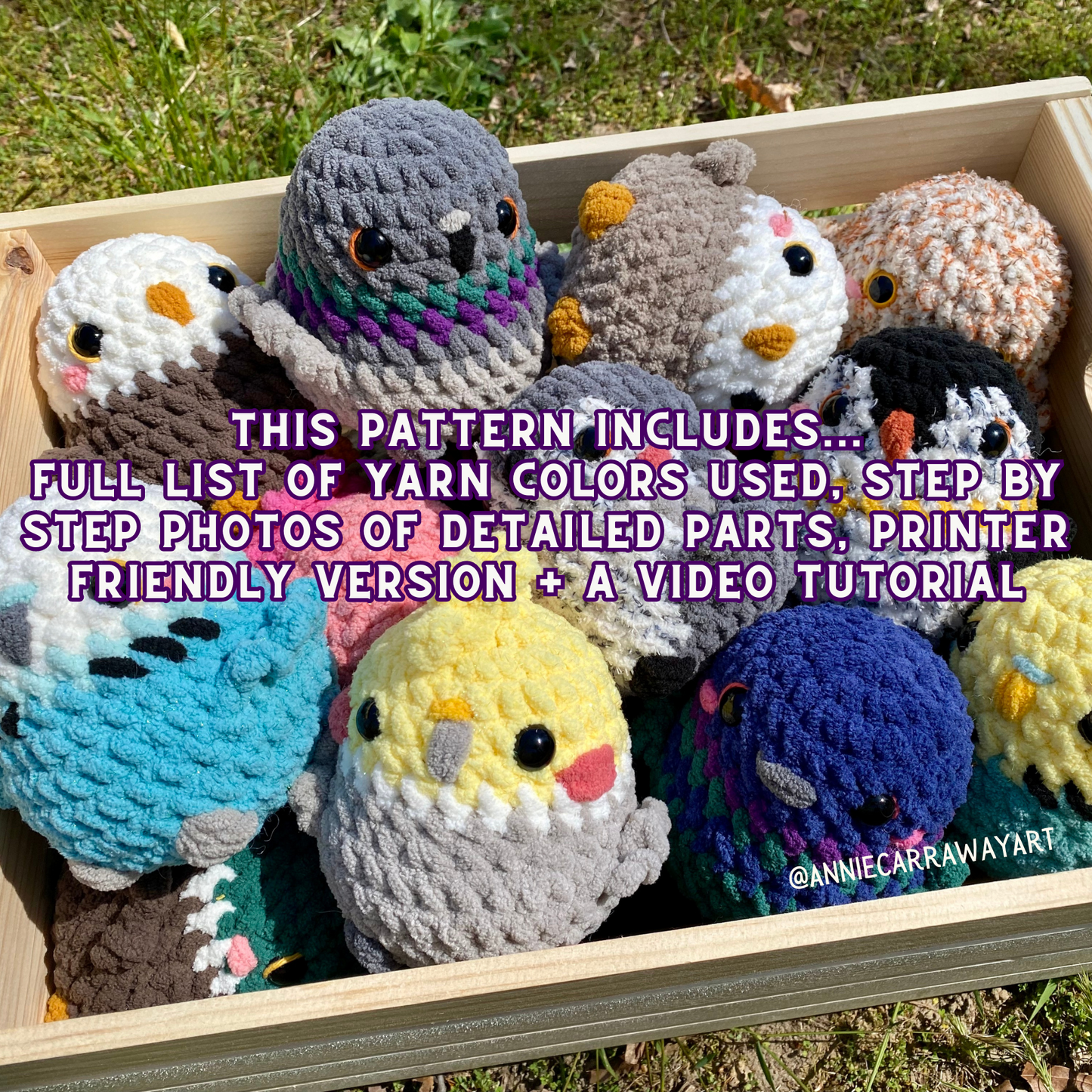 Birdie Friends Crochet Pattern