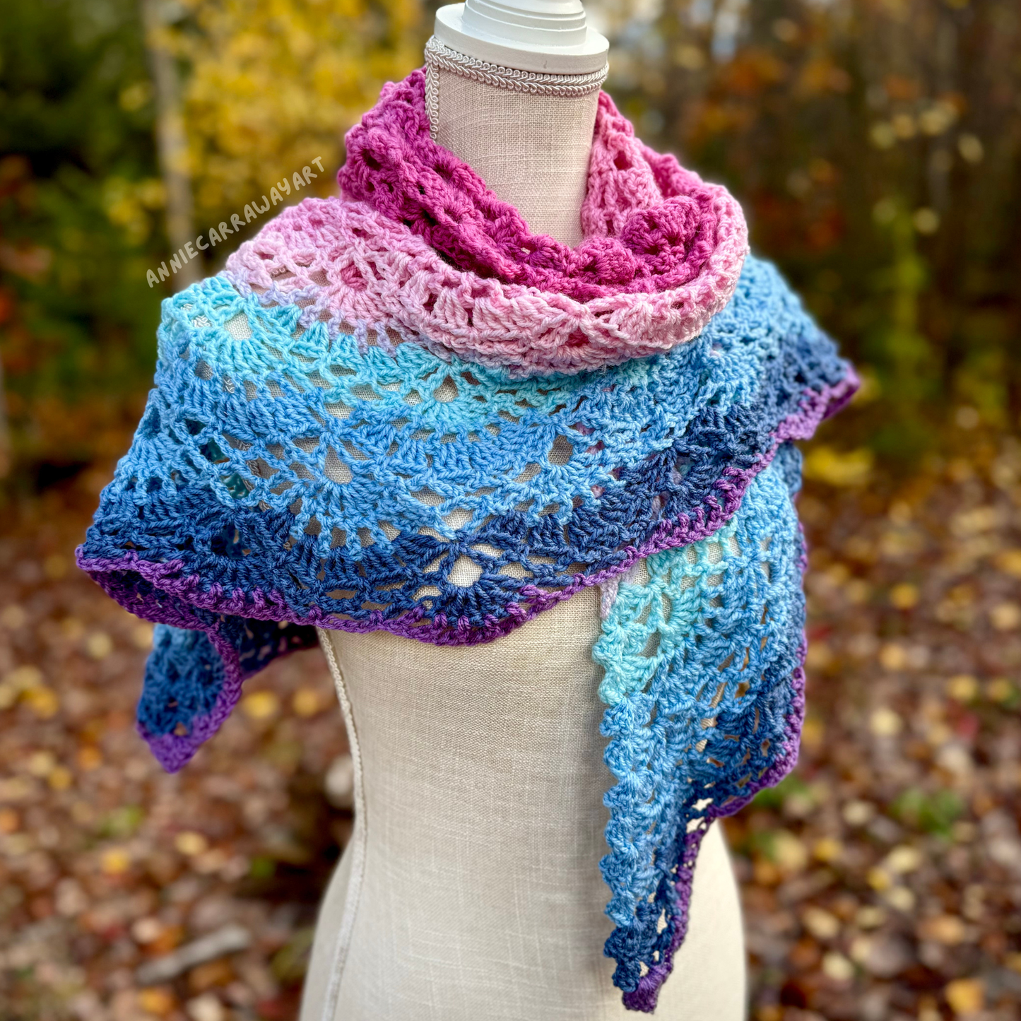 Shortcake Shawl Crochet Pattern | Digital Download