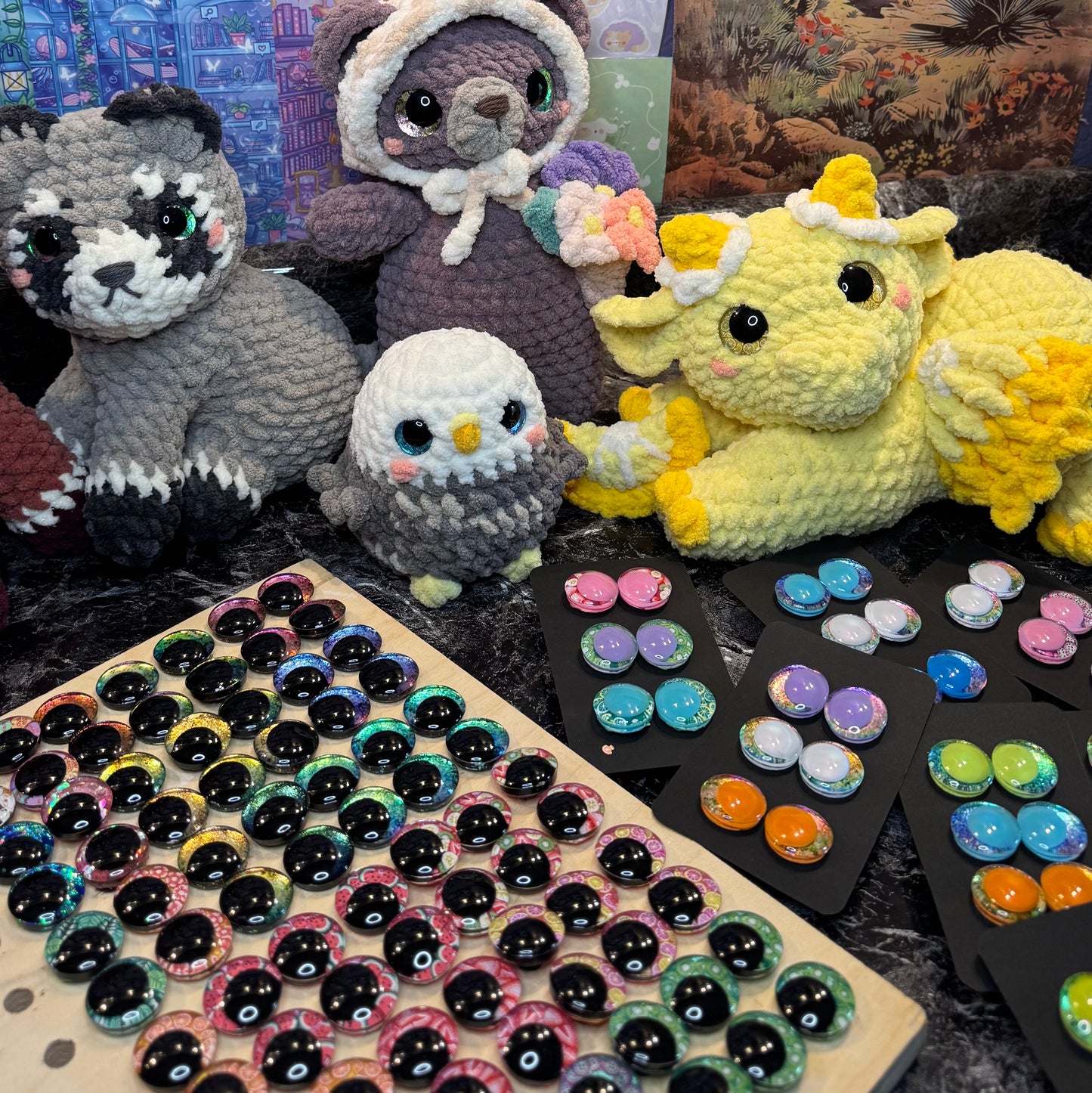 Hand Painted Eyes | Made with Love by Me