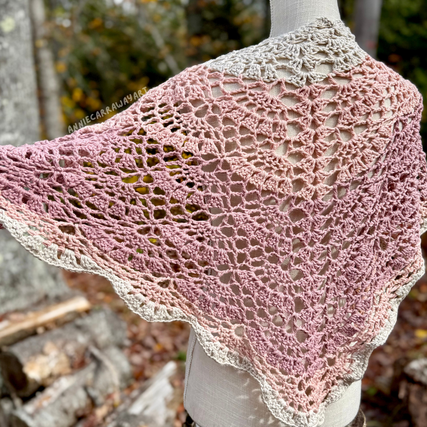 Shortcake Shawl Crochet Pattern | Digital Download