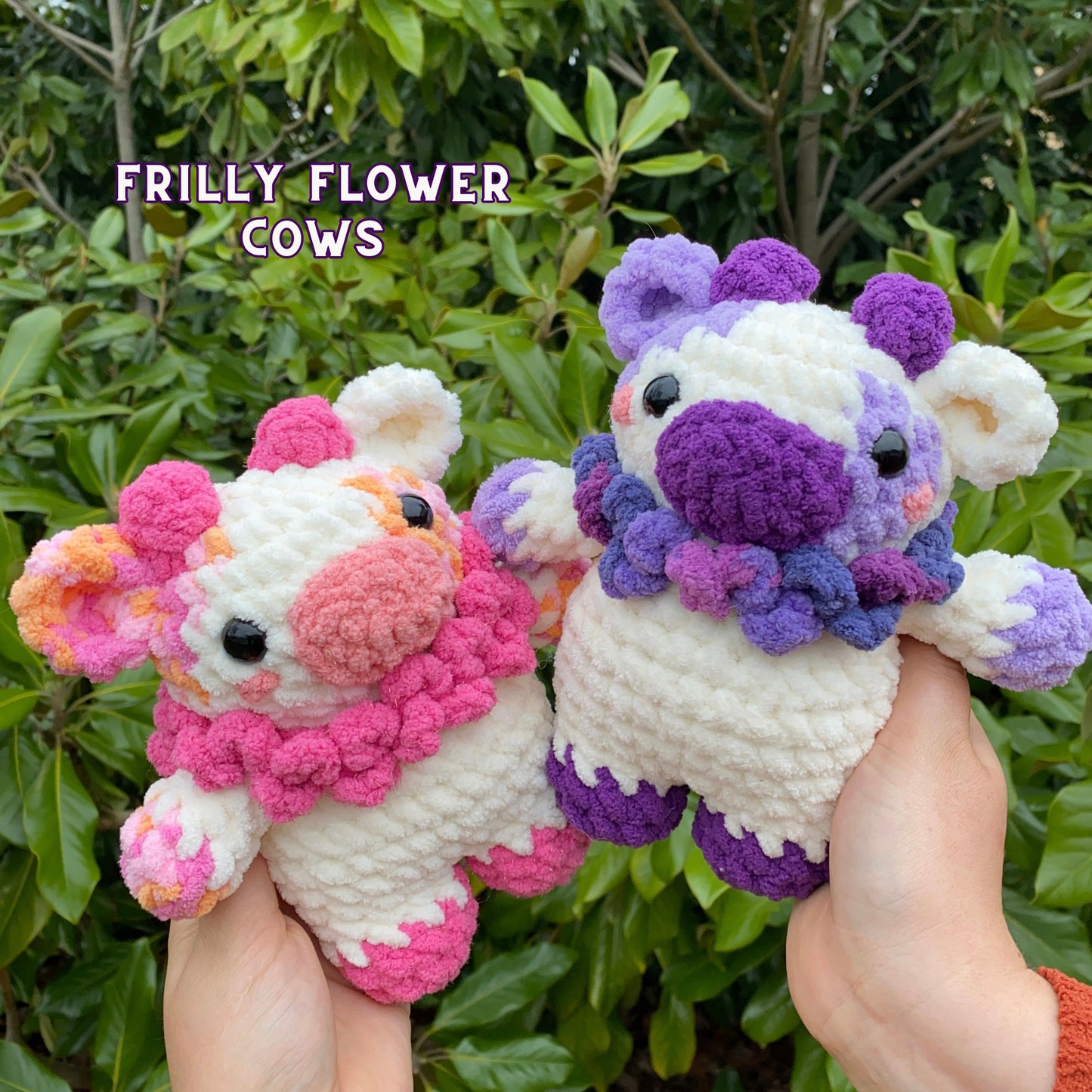 Little Flower Cows Crochet Pattern