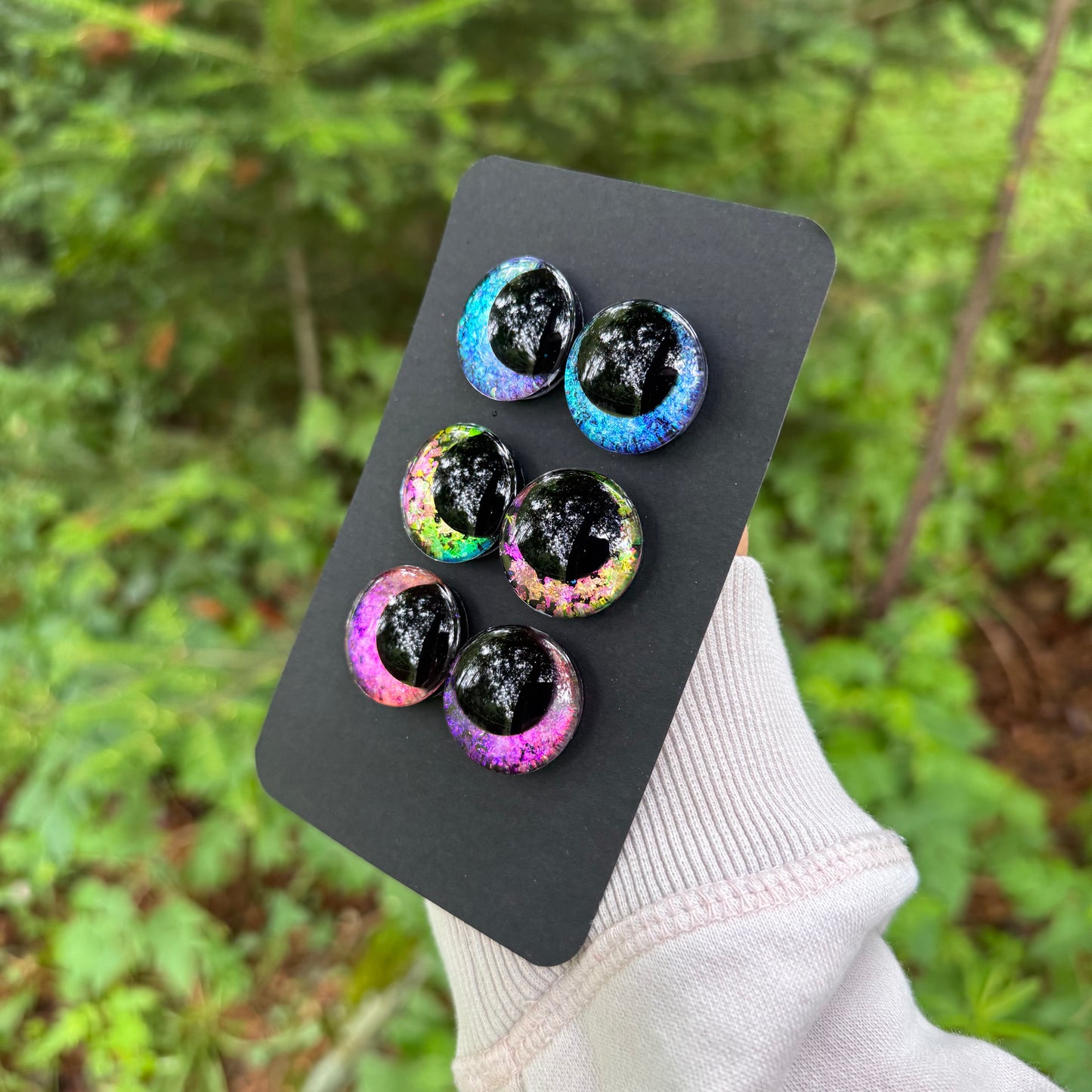 Hand Painted Kawaii Eyes | 25mm | Set 16