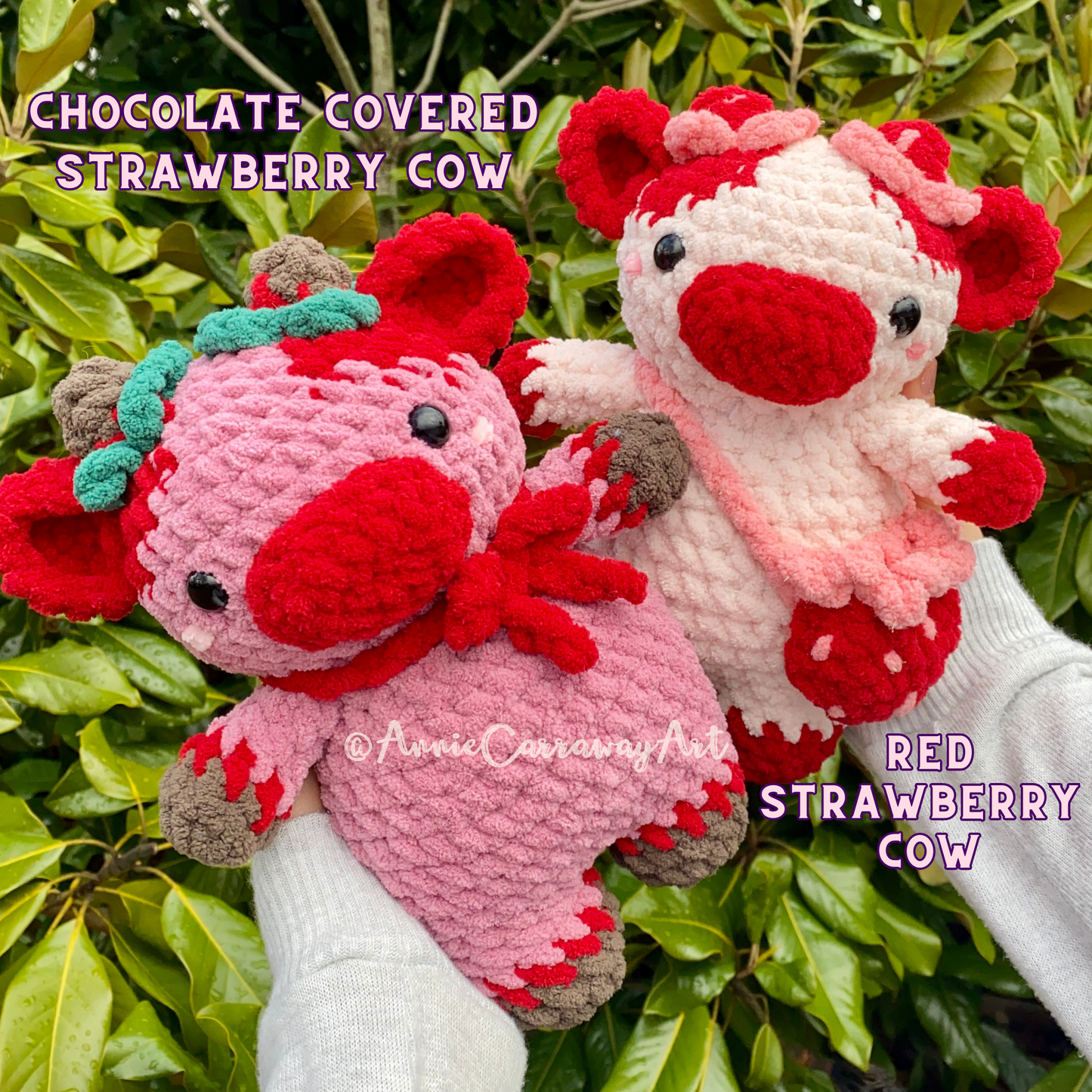 Berry Cows Crochet Pattern