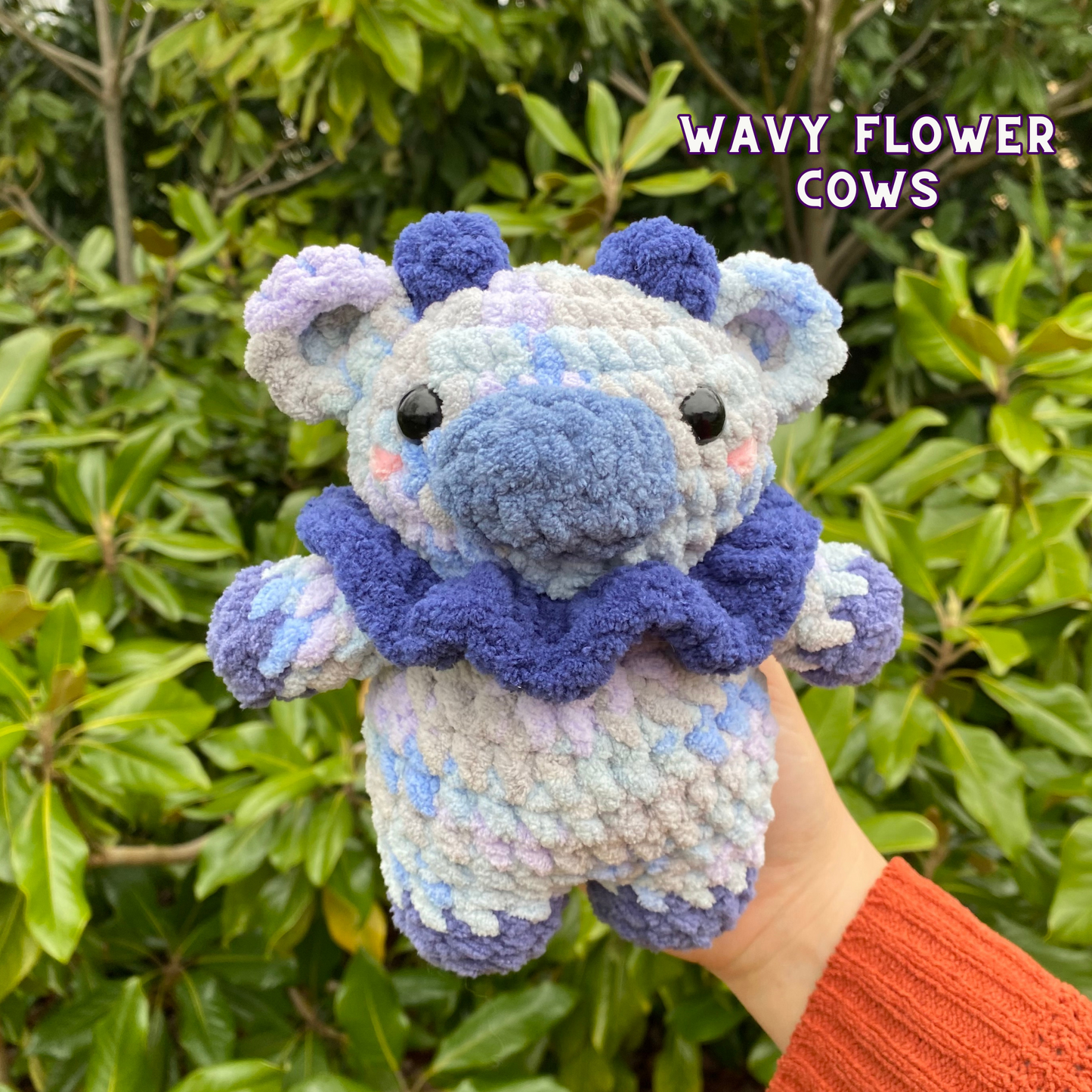 Little Flower Cows Crochet Pattern