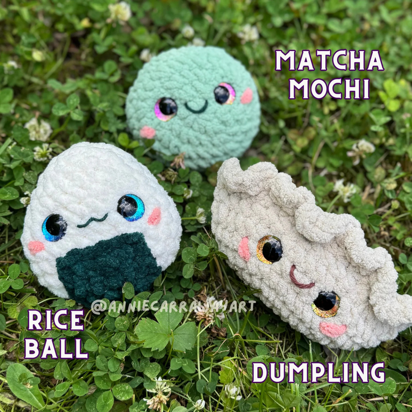 Sushi Crochet Plushies | Hand Painted Eyes