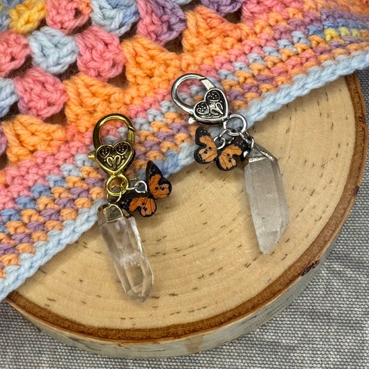 Butterfly Crystal Stitch Marker | 1 pack